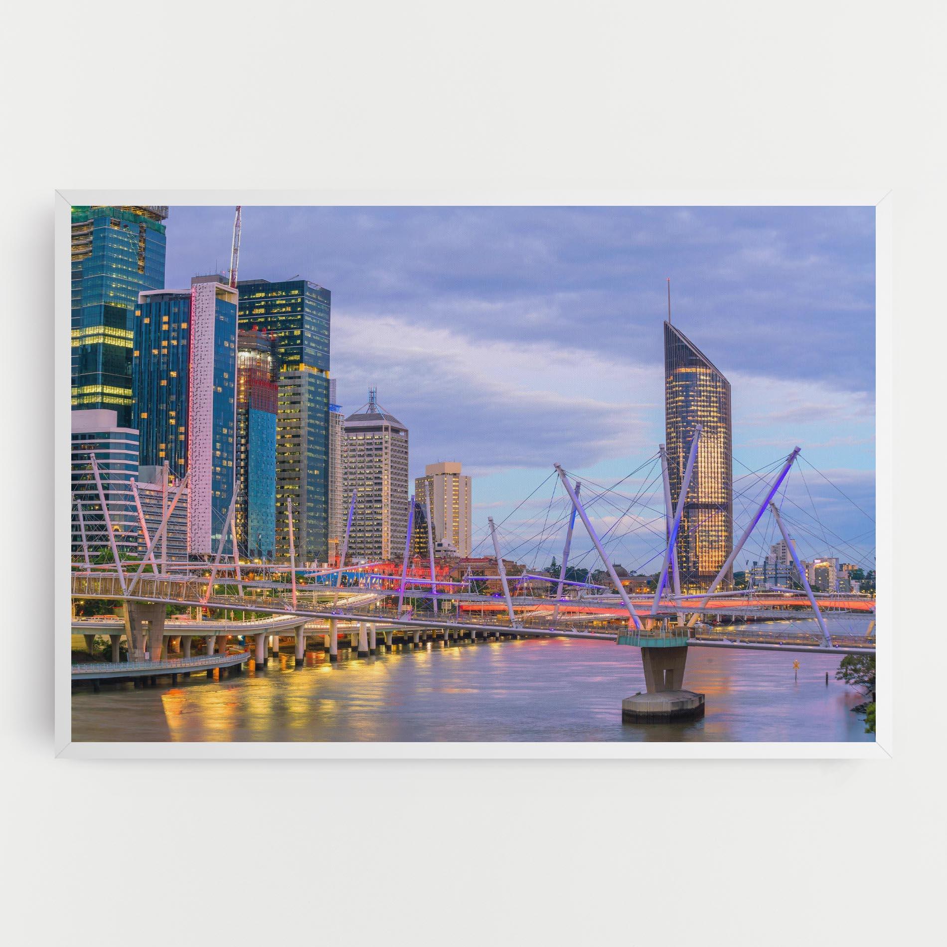 Картина на платно Brisbane River Australia mockup 0