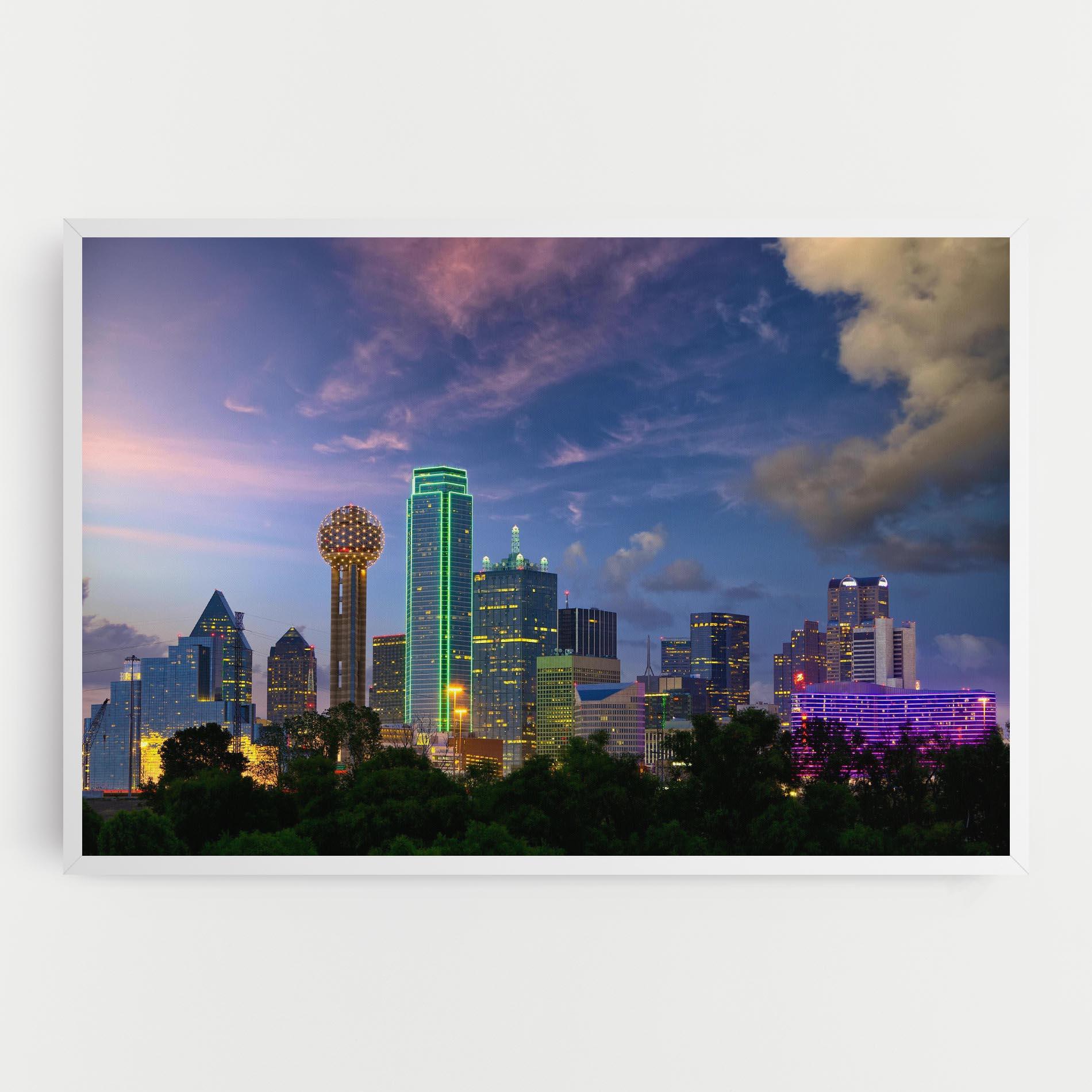 Картина на платно Dallas Dusk mockup 0