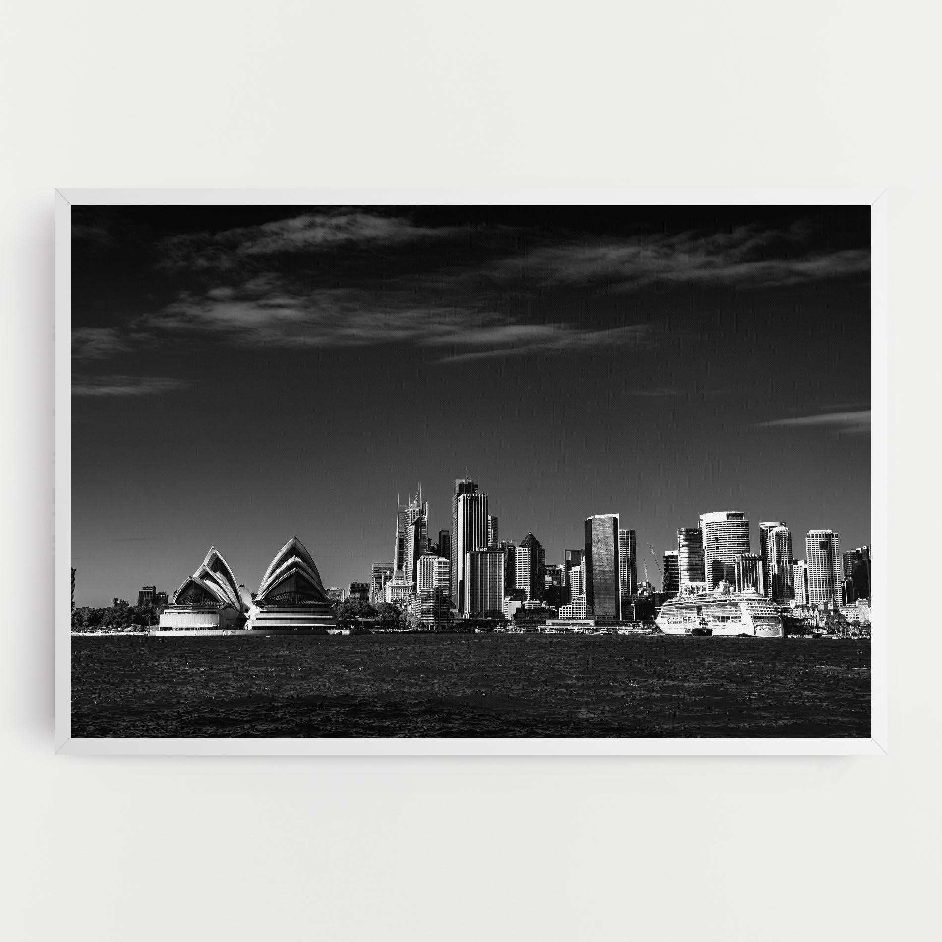 Картина на платно Grey Sidnew mockup 0