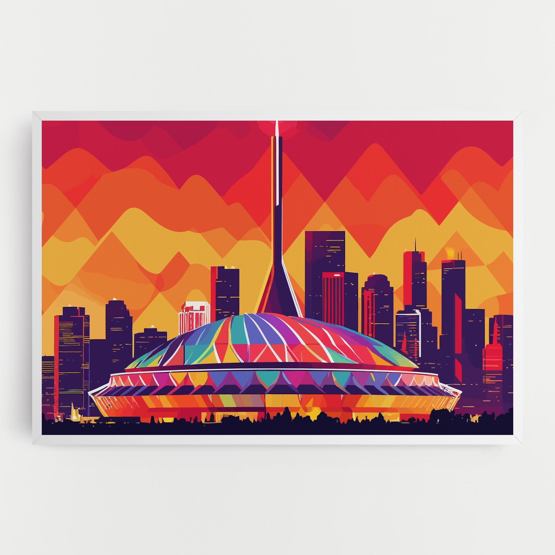 Картина на платно Olympic Stadium mockup 0