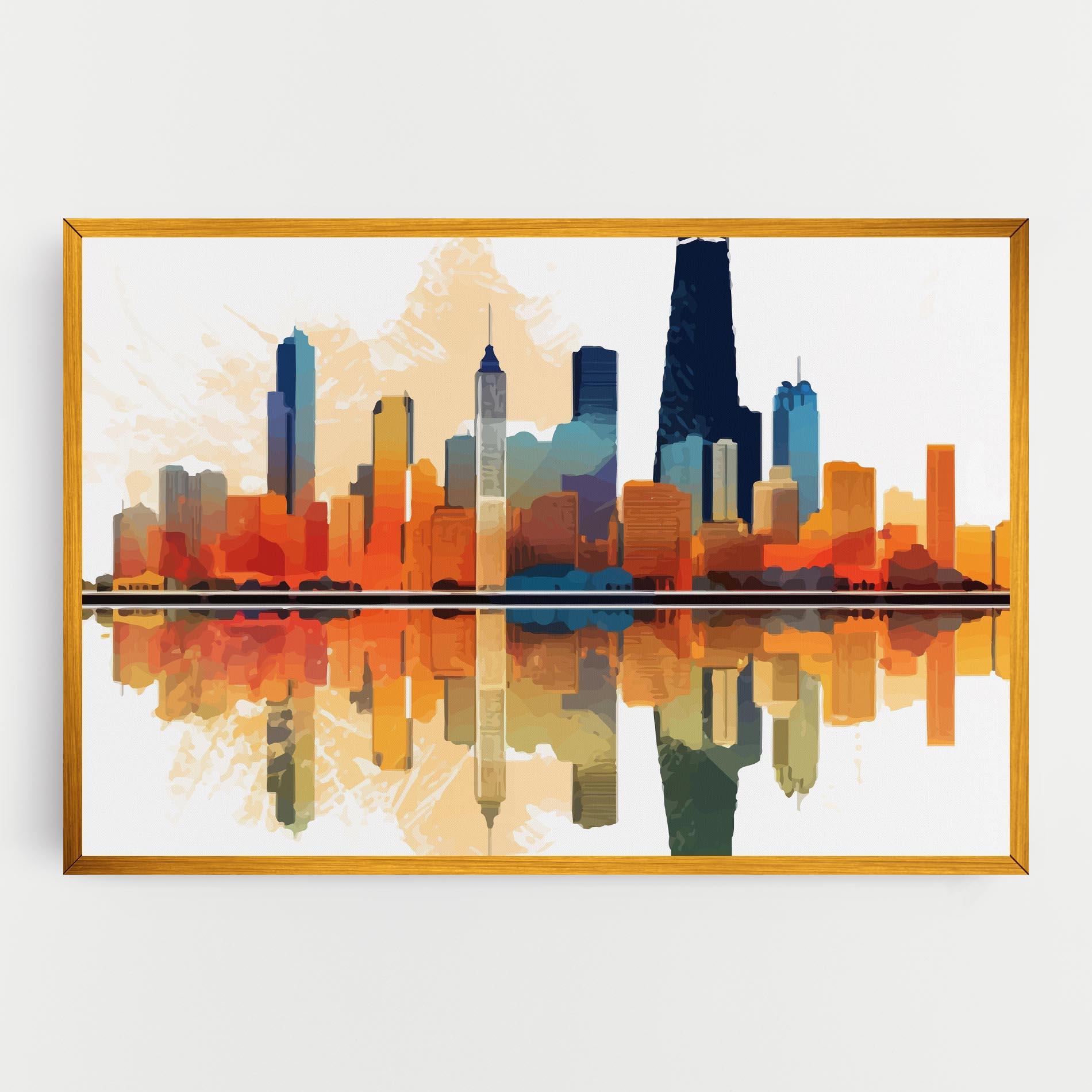 Картина на платно Australian River mockup 0