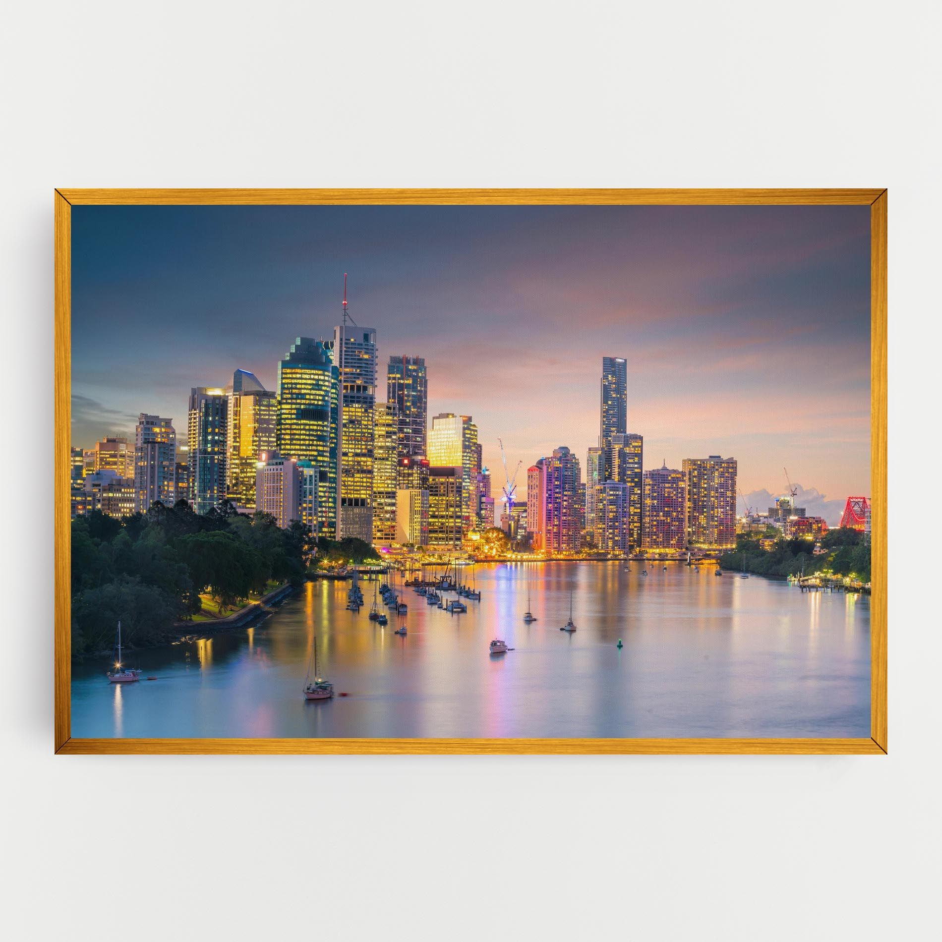 Brisbane City Skyline mockup 0