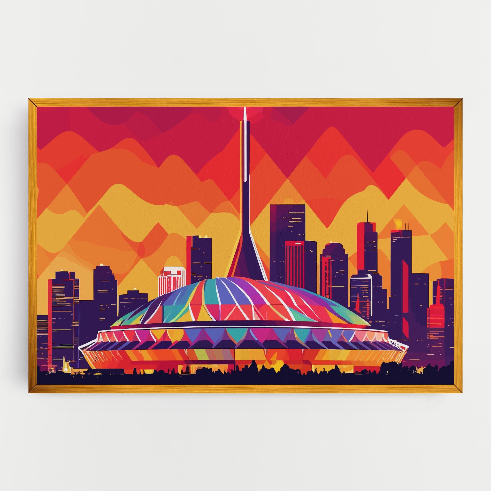 Картина на платно Olympic Stadium mockup 0