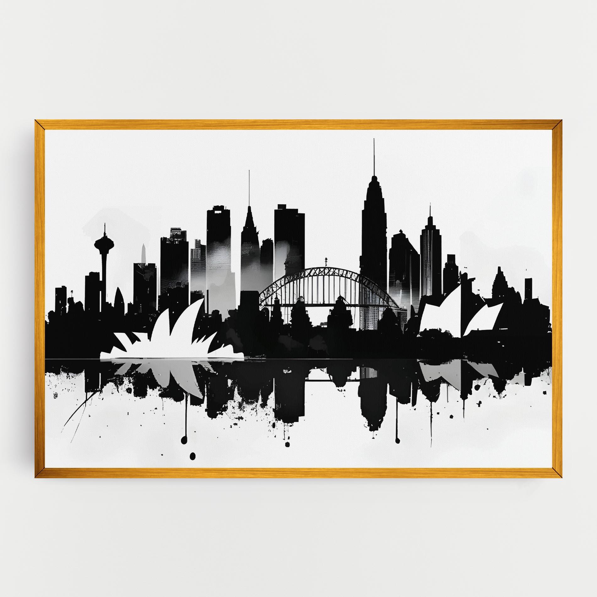 Картина на платно Opera House Art mockup 0