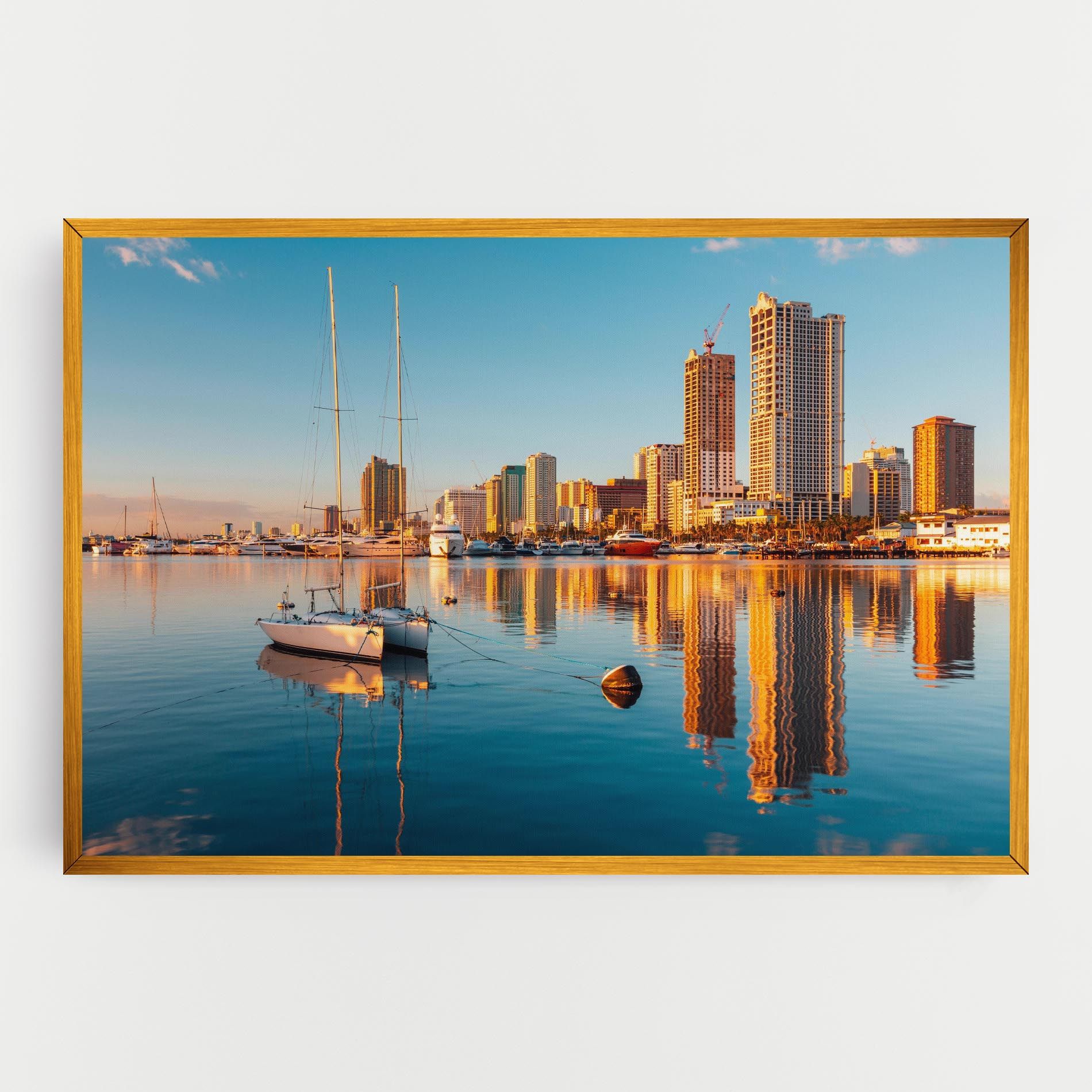 Skyscrapers Water mockup 0