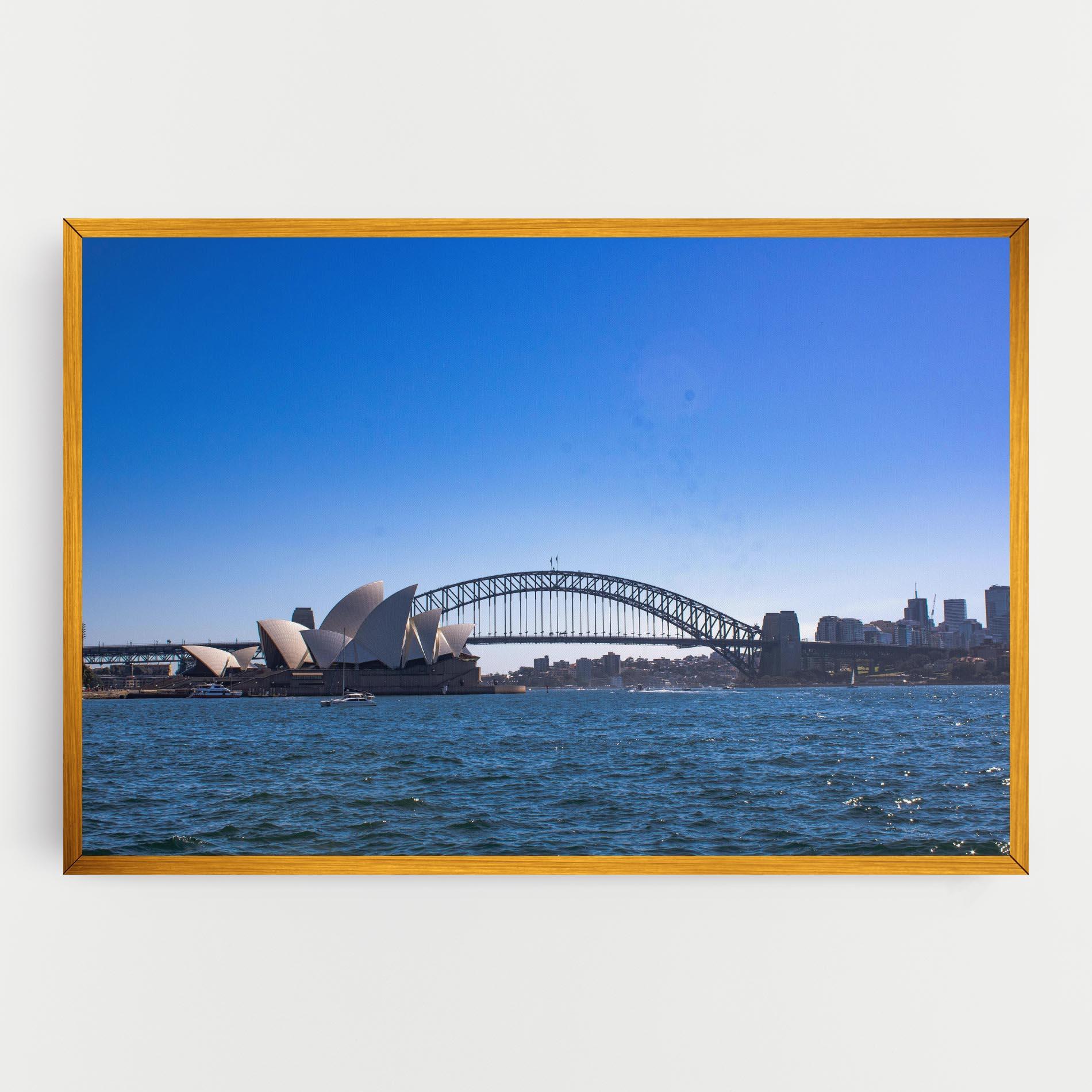 Картина на платно Sydney Day Bridge mockup 0