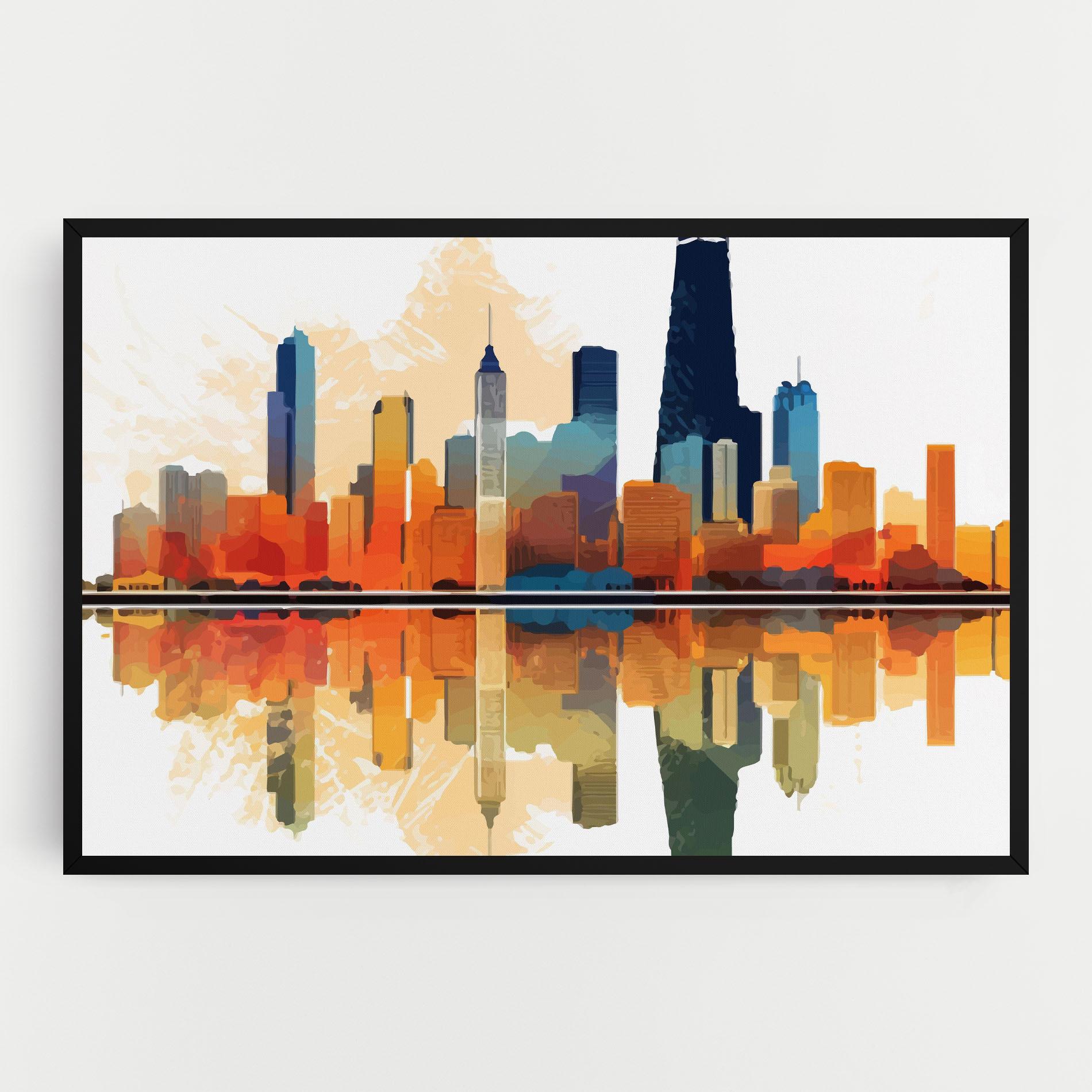 Картина на платно Australian River mockup 0