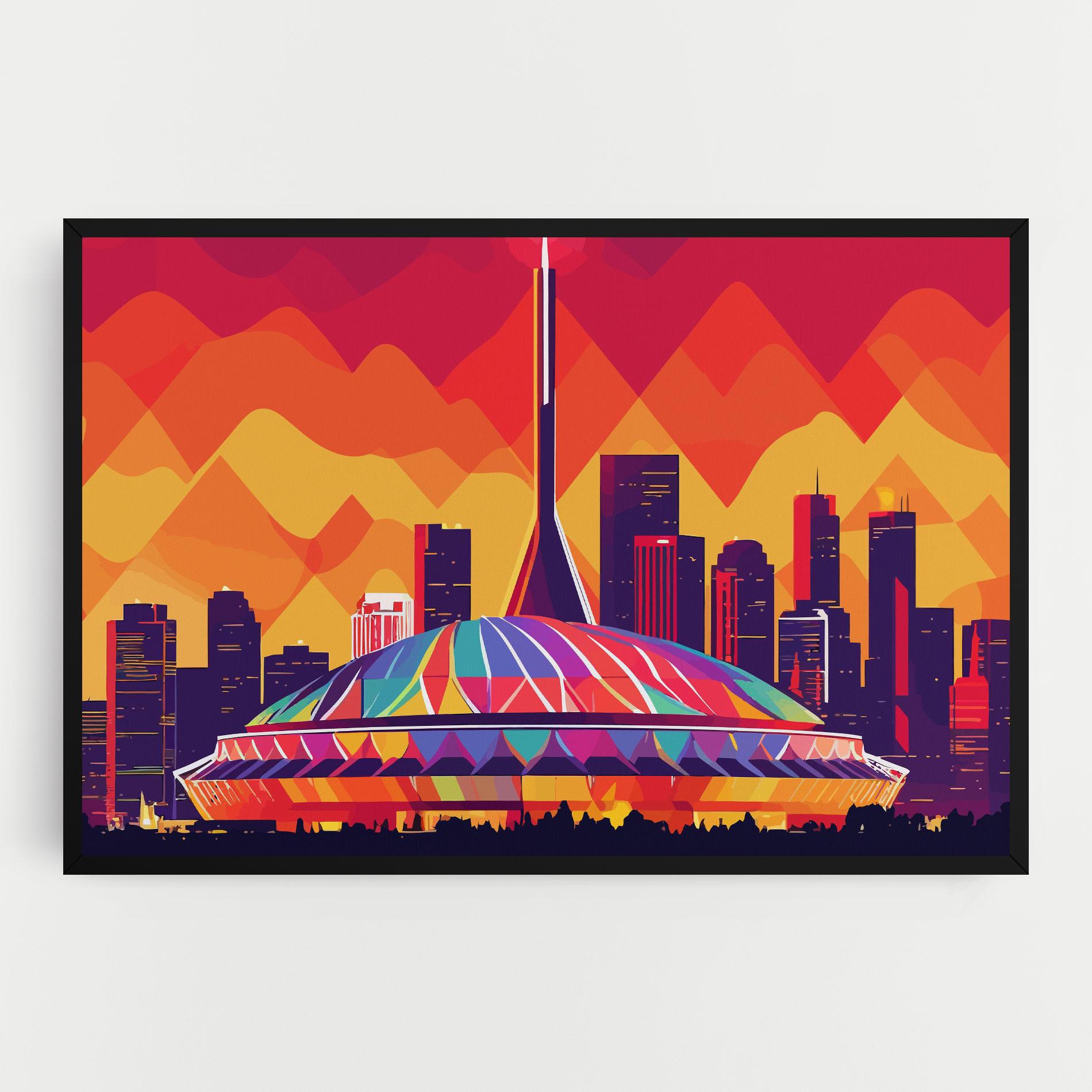 Картина на платно Olympic Stadium mockup 0