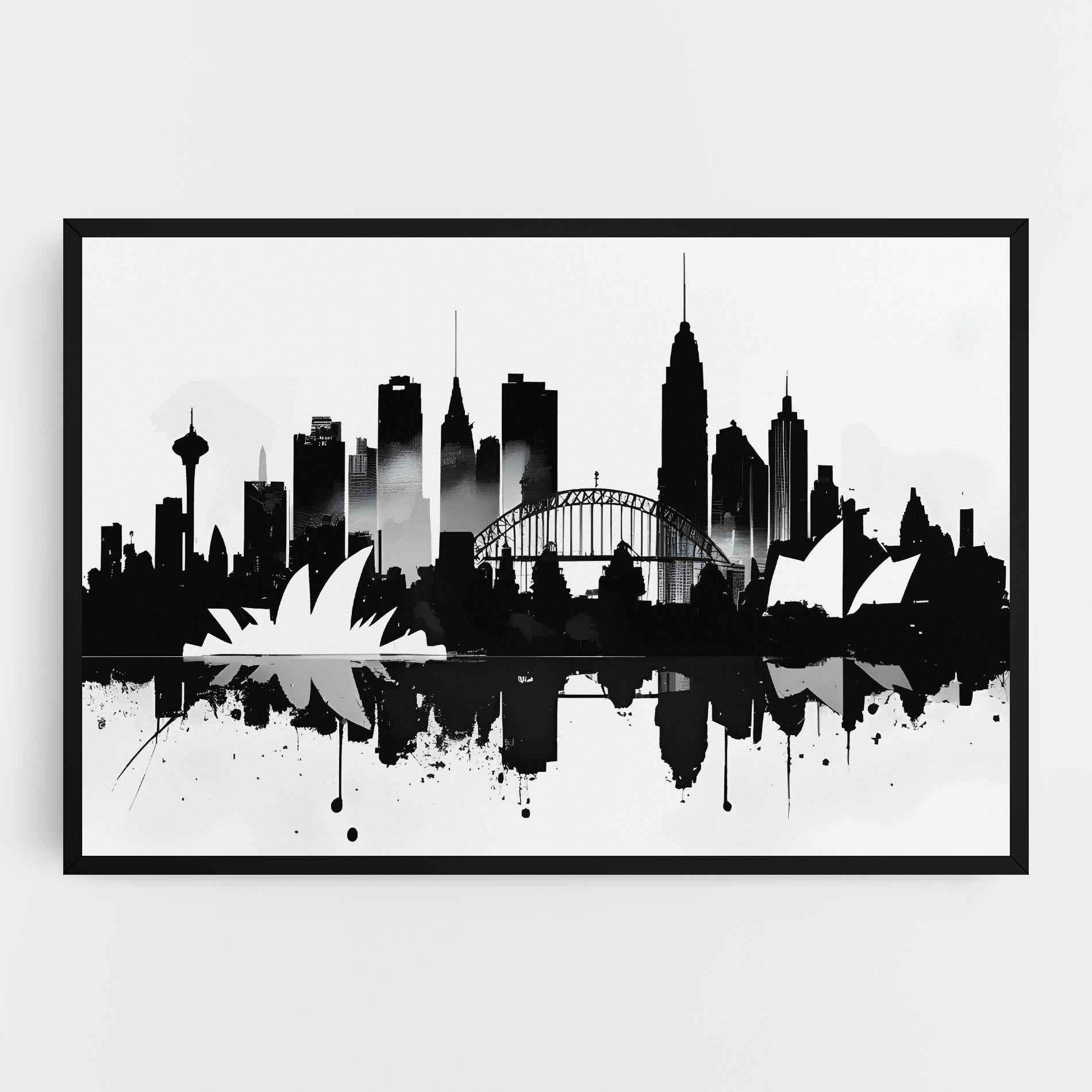 Картина на платно Opera House Art mockup 0