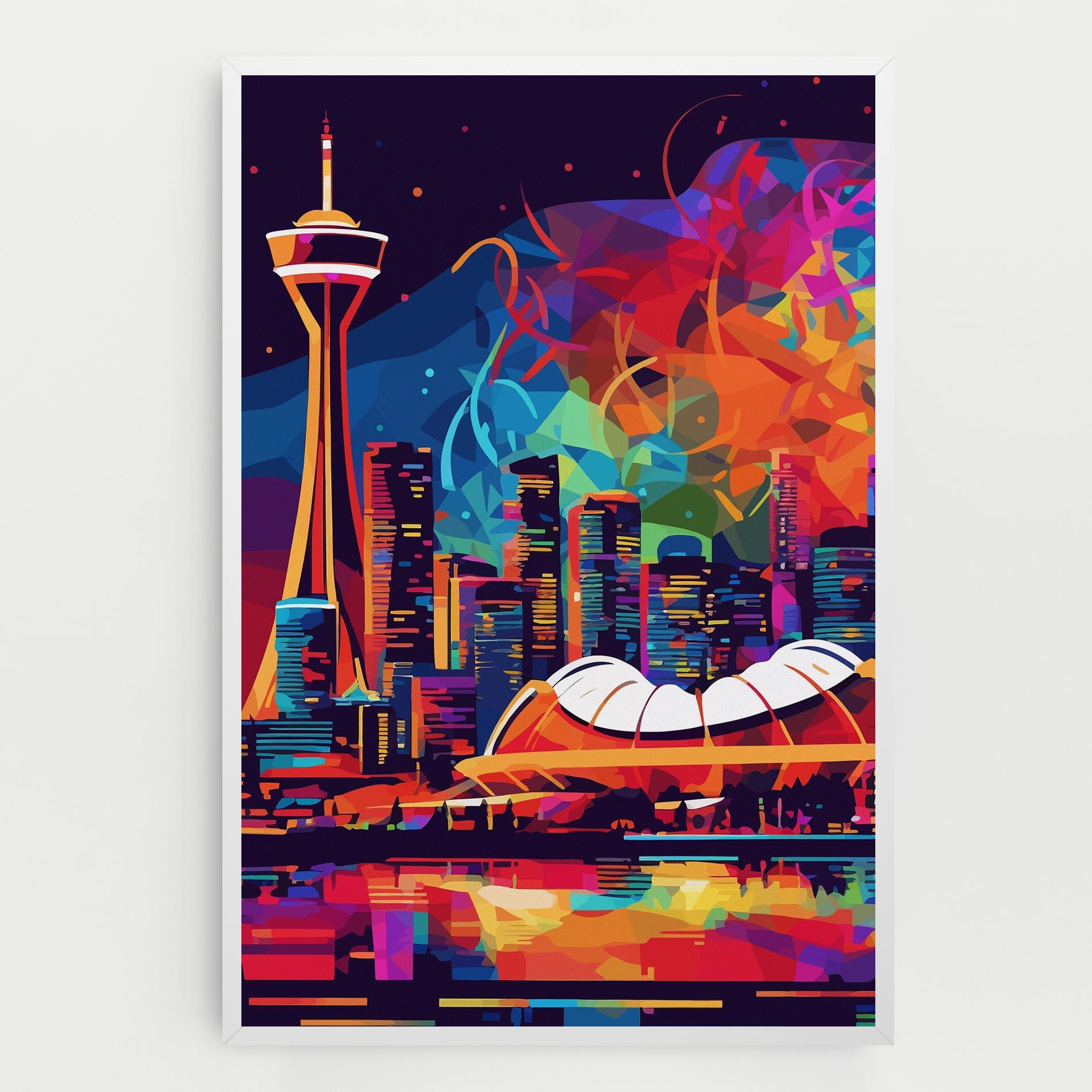 Картина на платно Olympic Stadium Art mockup 0