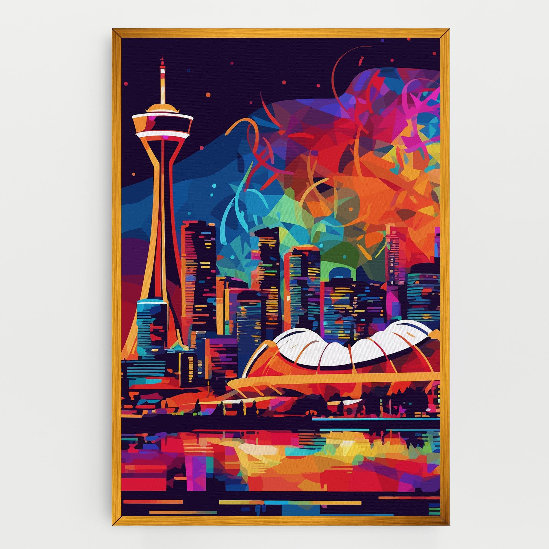 Картина на платно Olympic Stadium Art mockup 0