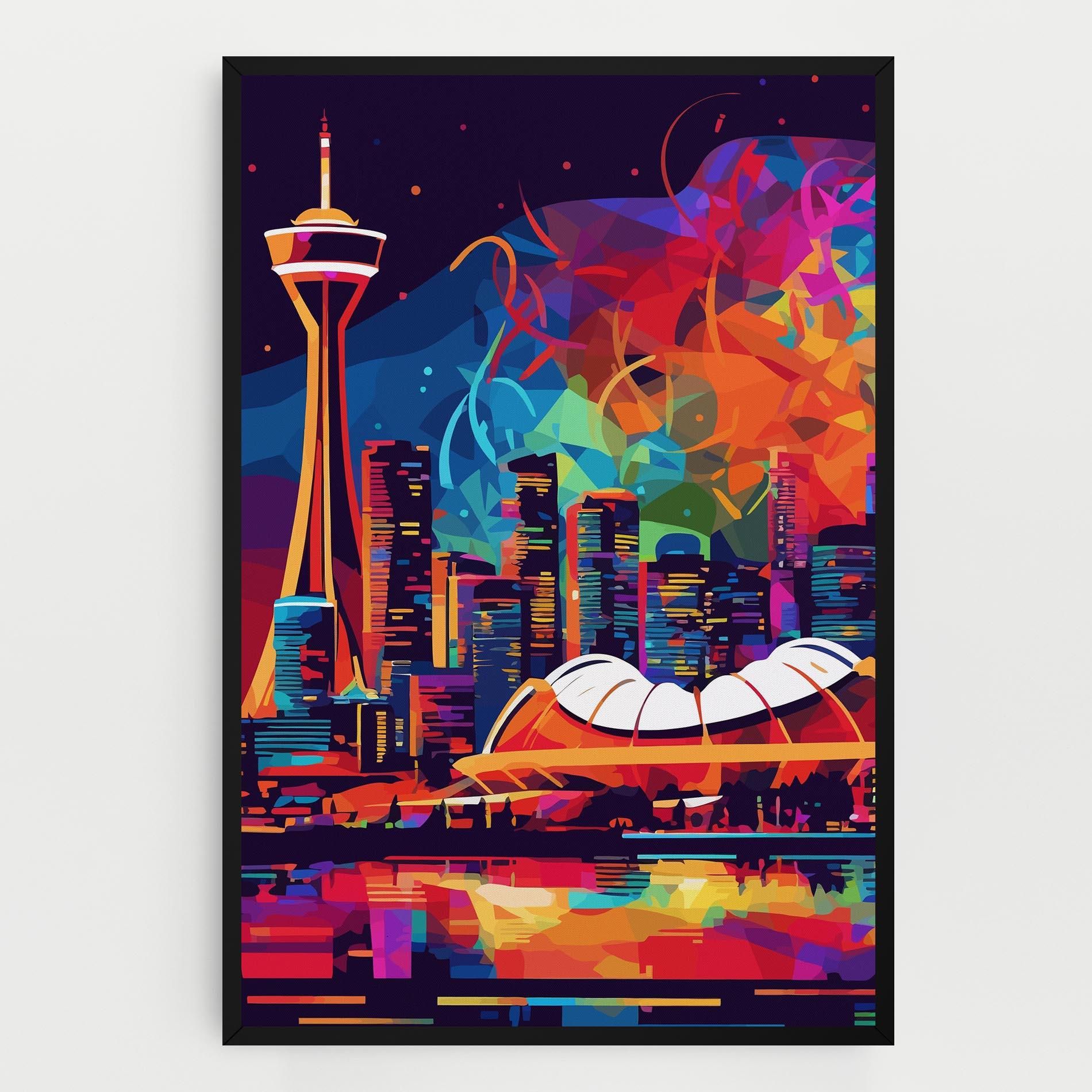 Картина на платно Olympic Stadium Art mockup 0