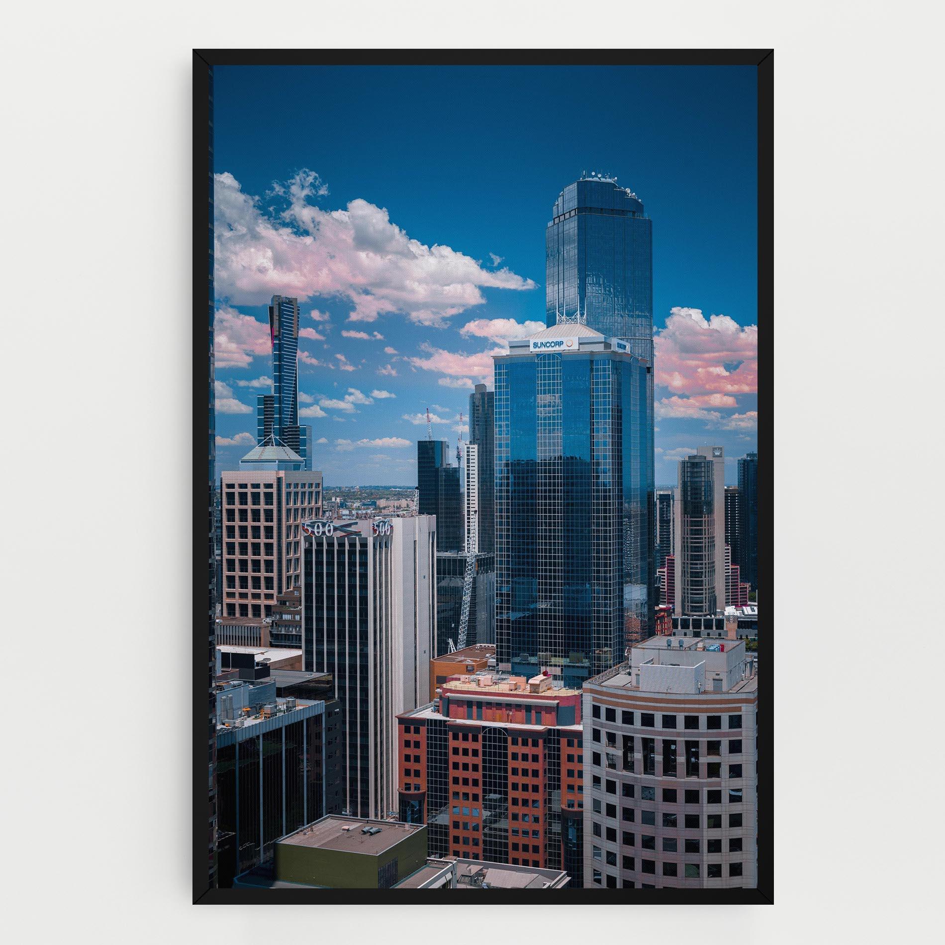 Картина на платно Skyscrapert View mockup 0