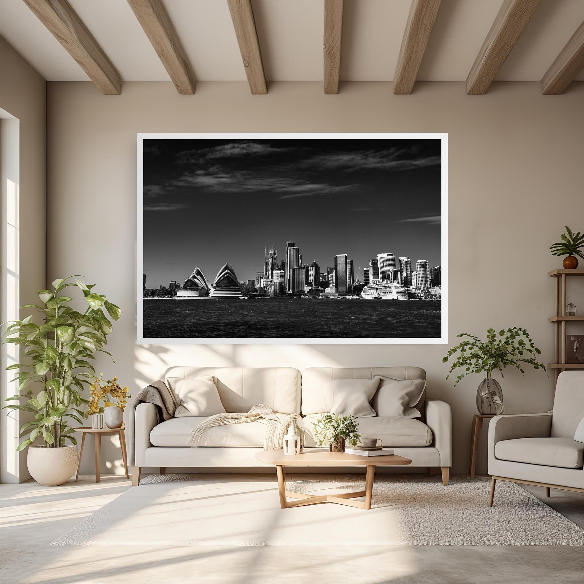 Картина на платно Grey Sidnew mockup 6