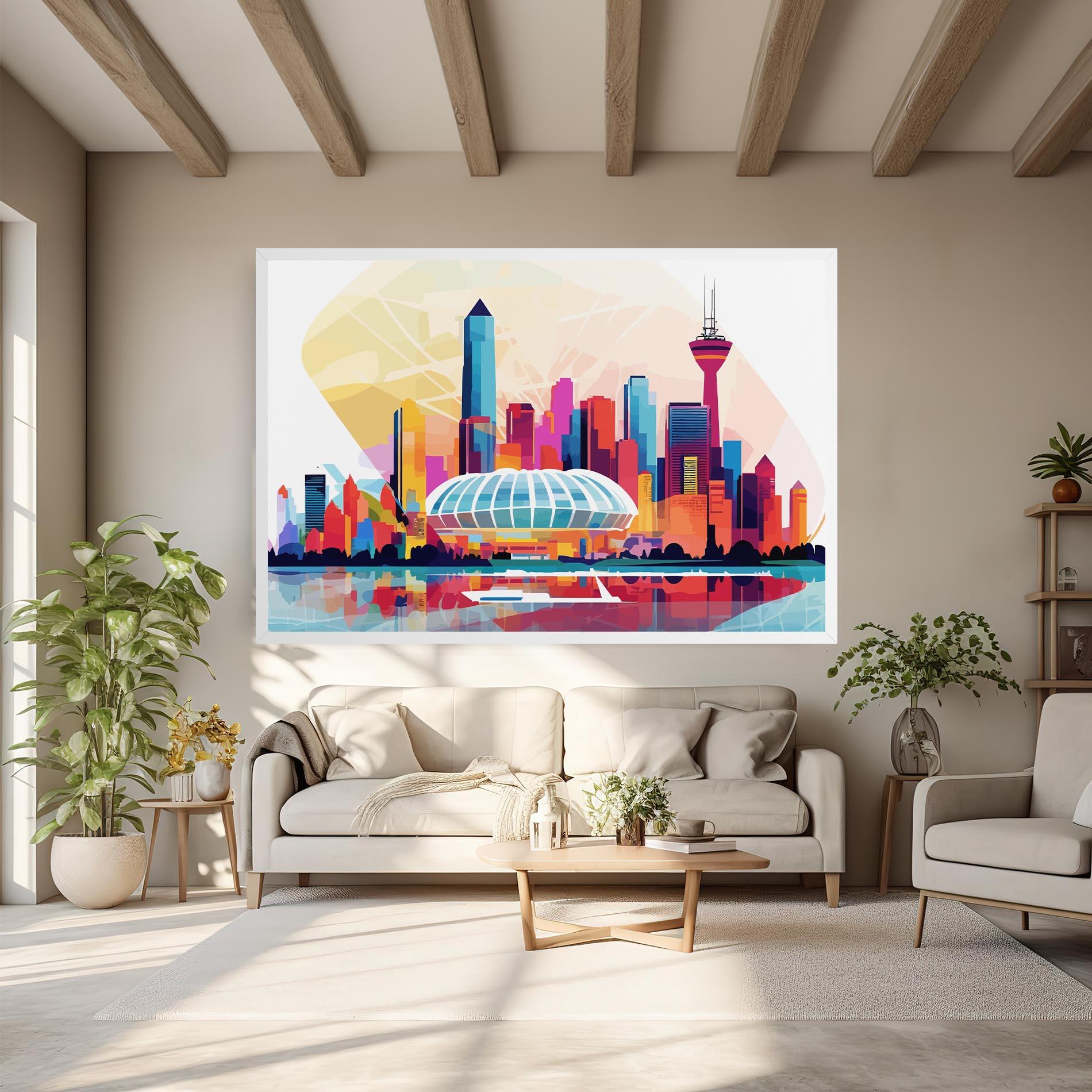 Картина на платно Olympic Stadium Color mockup 6