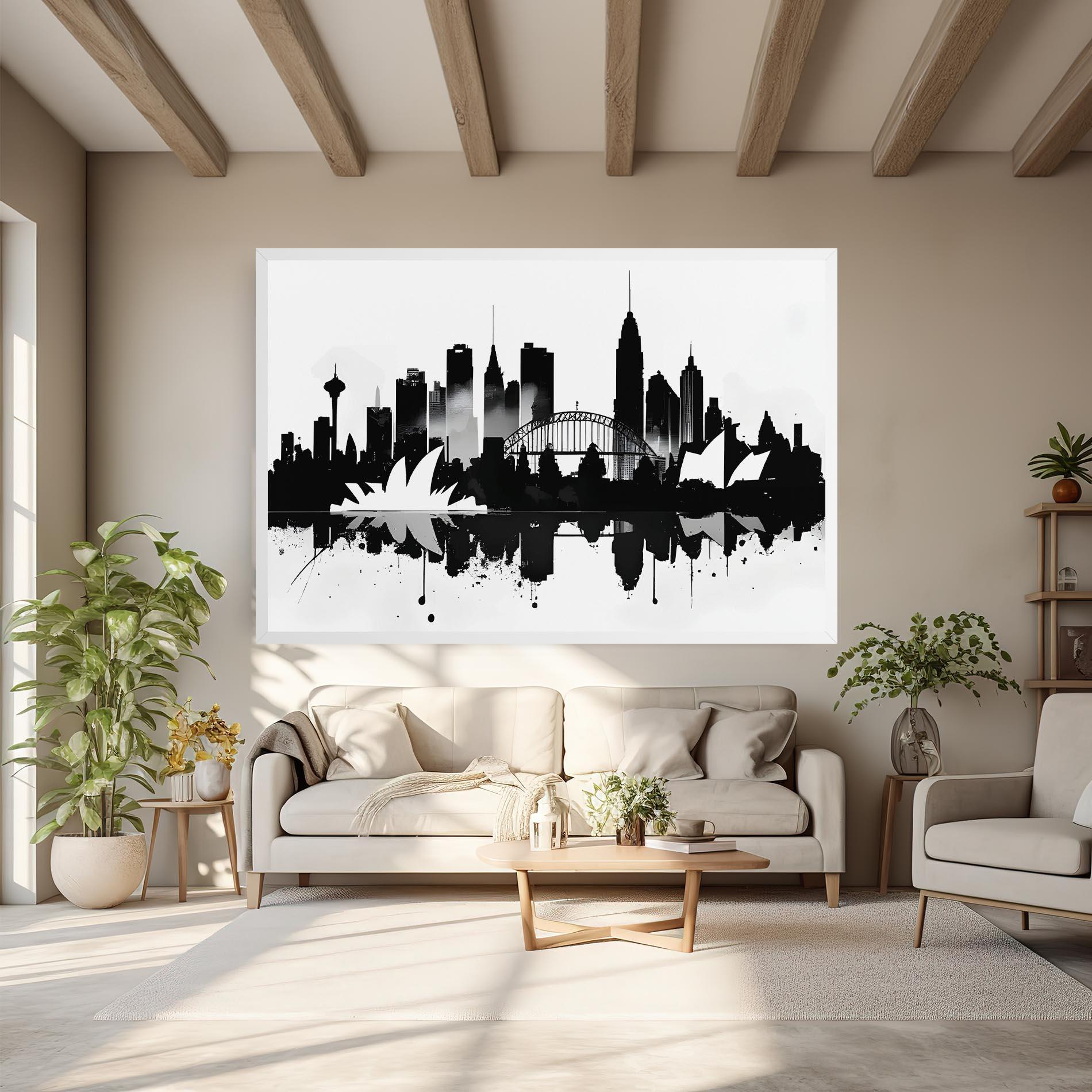 Картина на платно Opera House Art mockup 6