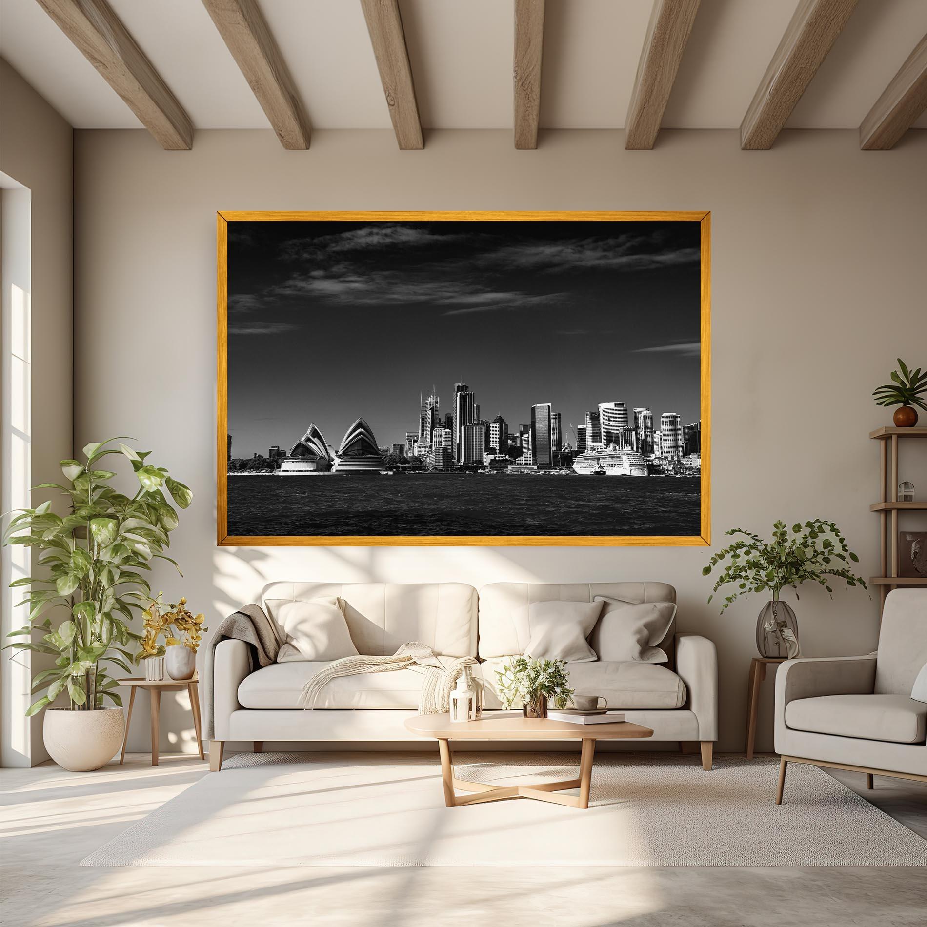 Картина на платно Grey Sidnew mockup 6