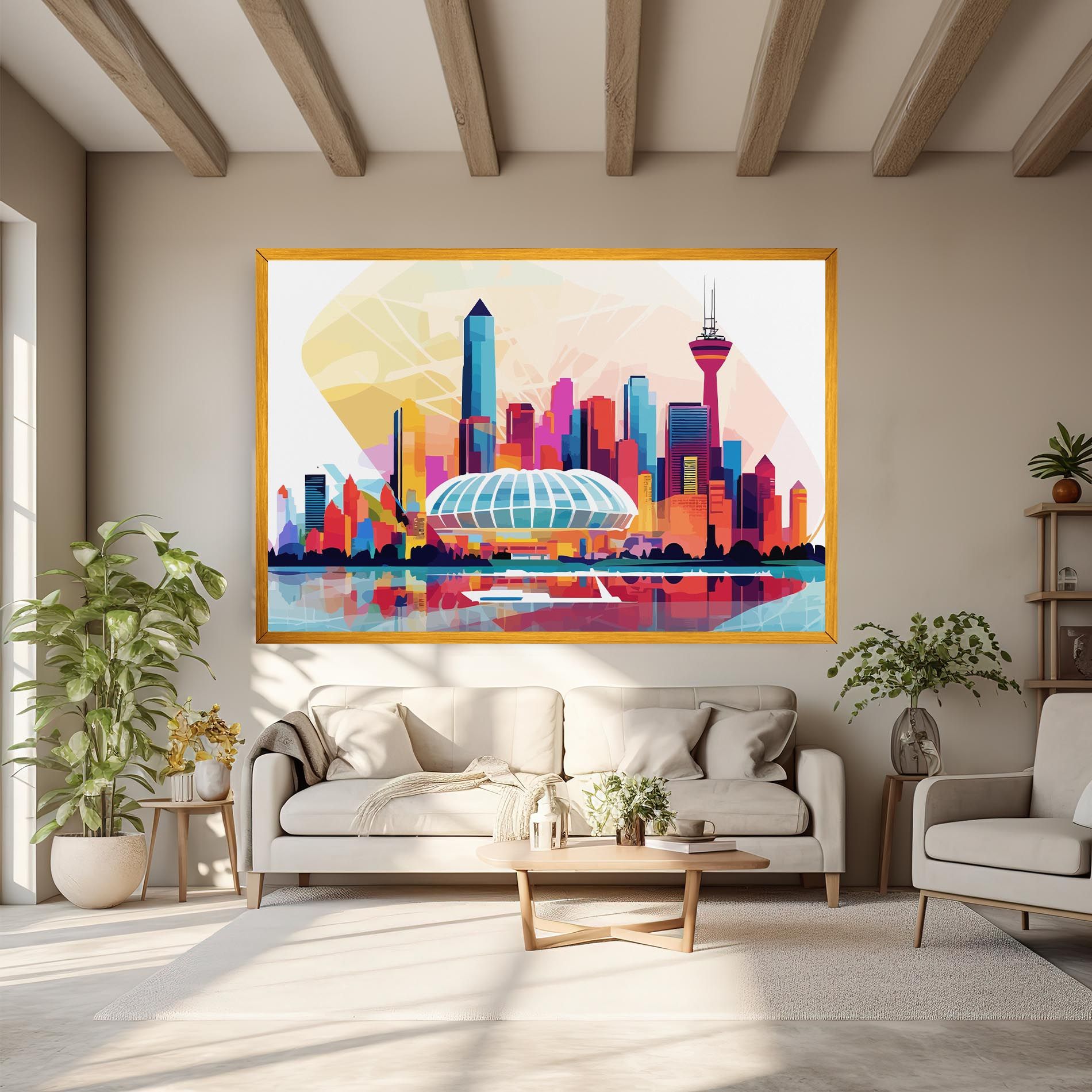 Olympic Stadium Color mockup 6