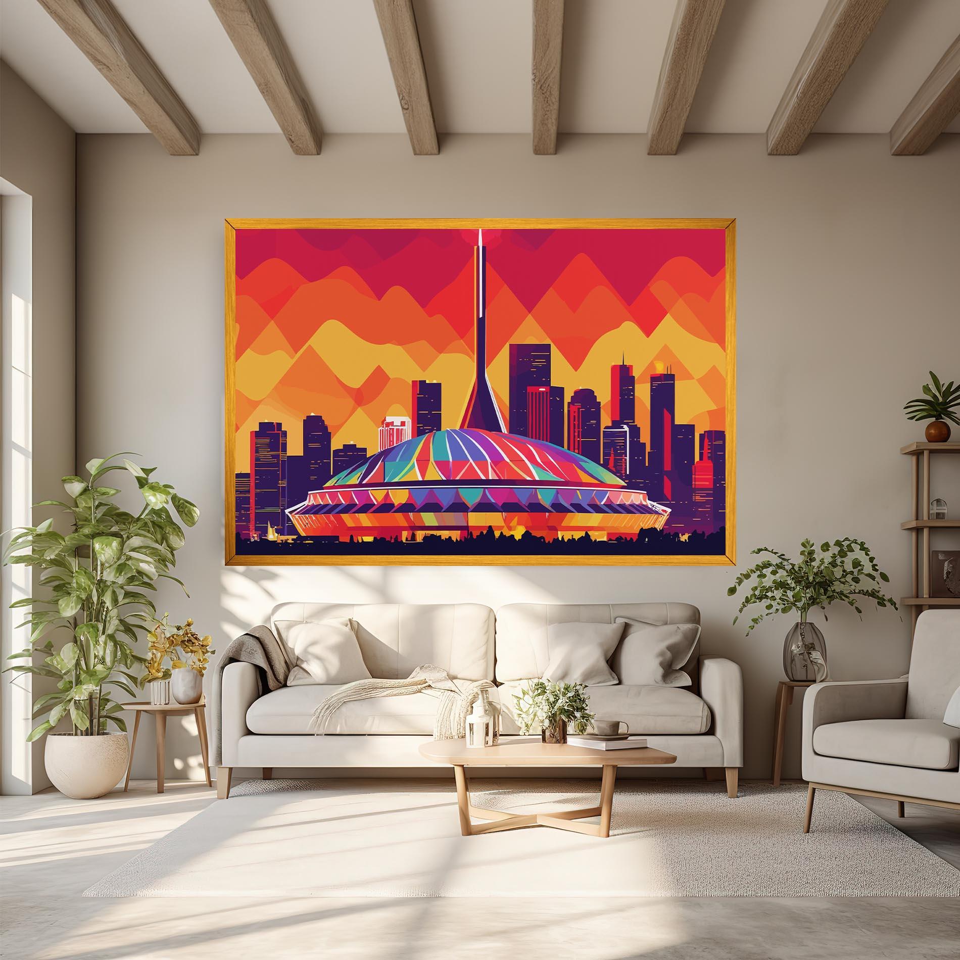 Картина на платно Olympic Stadium mockup 6