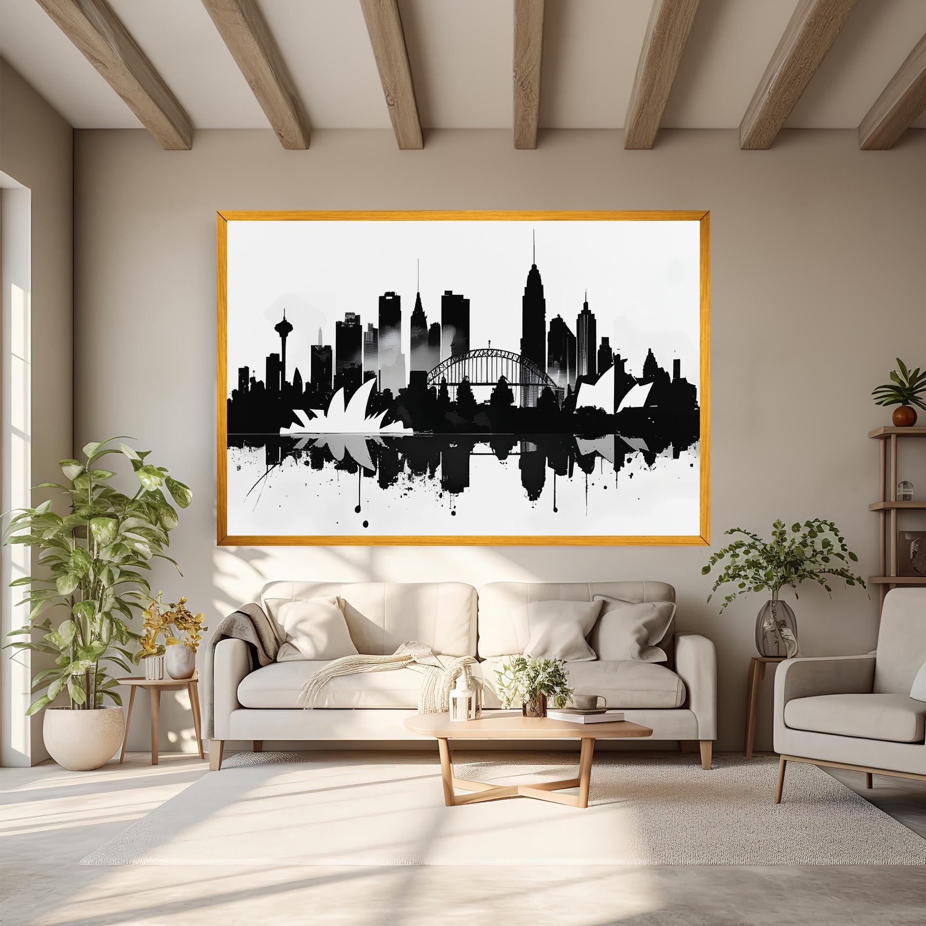 Картина на платно Opera House Art mockup 6