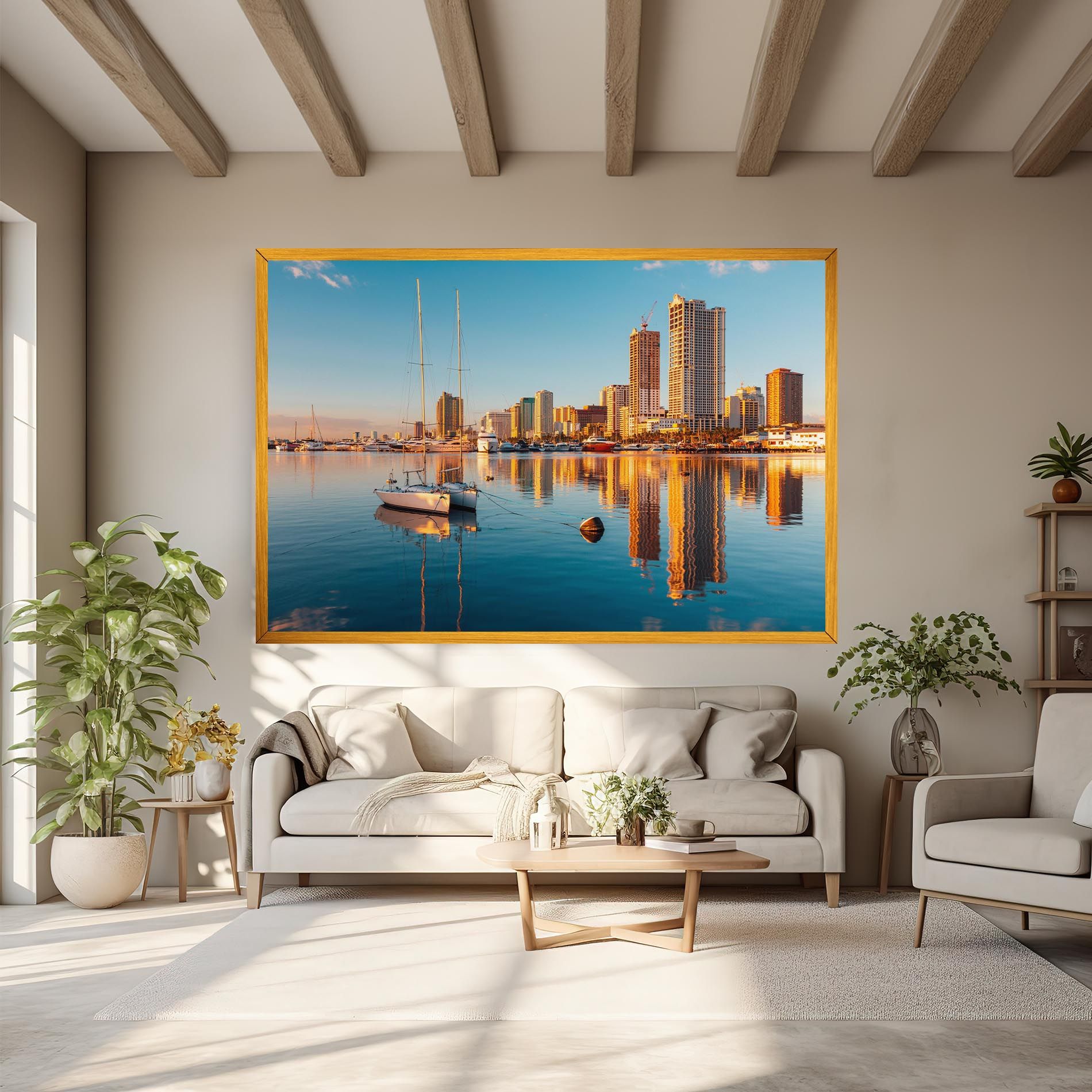 Skyscrapers Water mockup 6