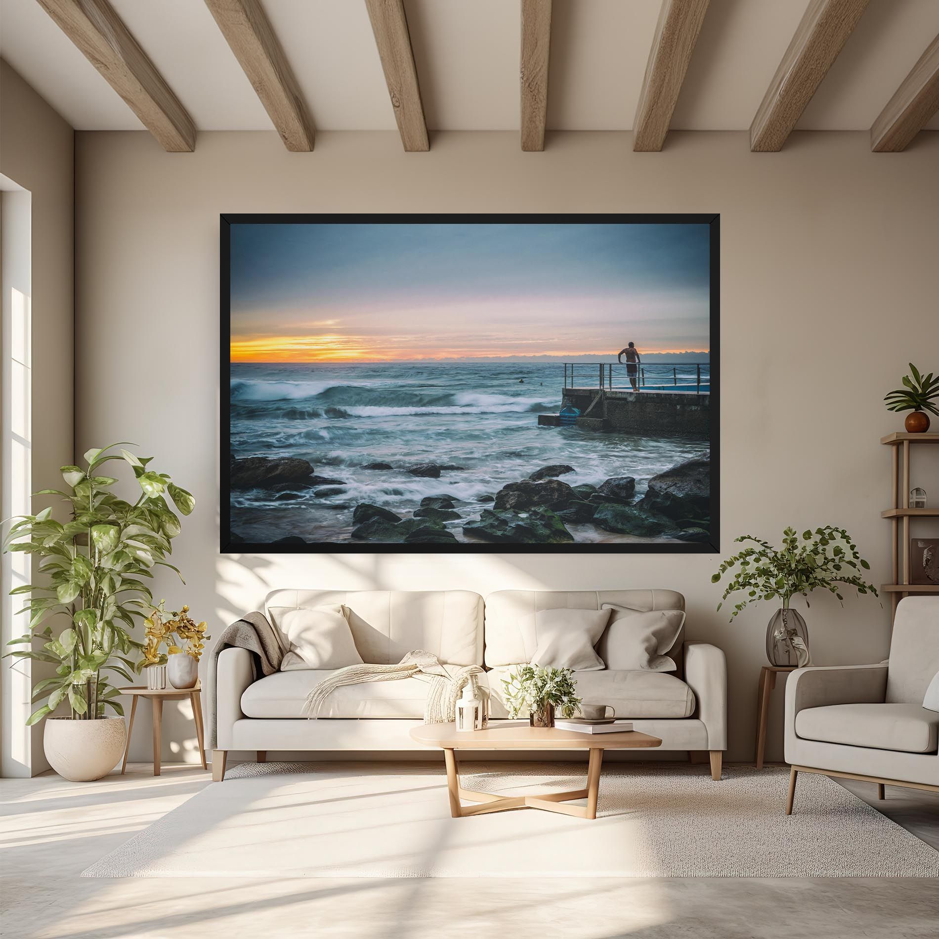 Bondi Beach Sunset mockup 6