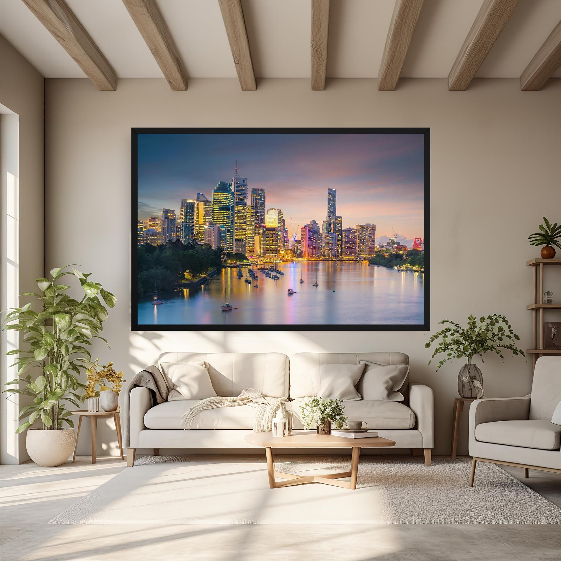 Brisbane City Skyline mockup 6