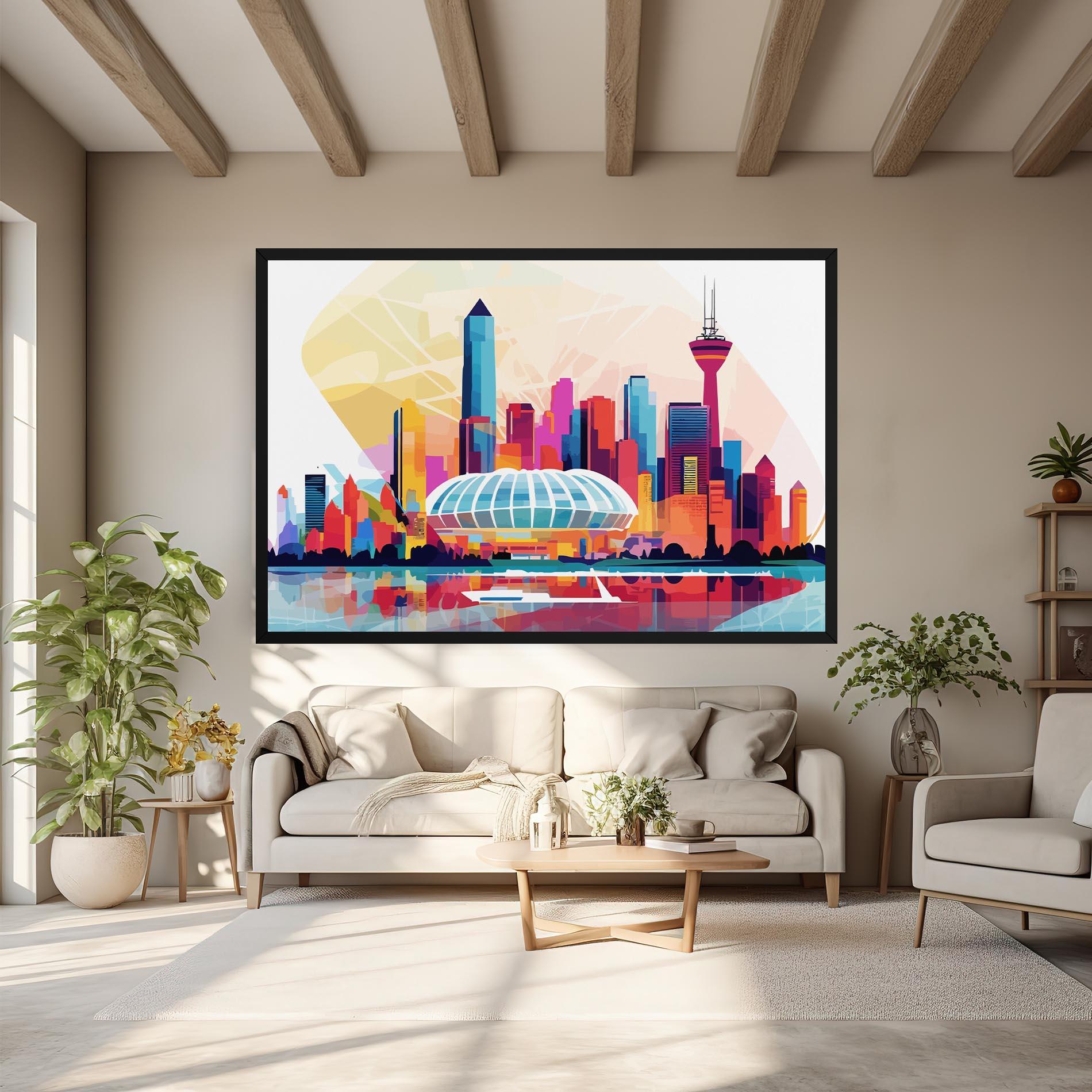 Картина на платно Olympic Stadium Color mockup 6