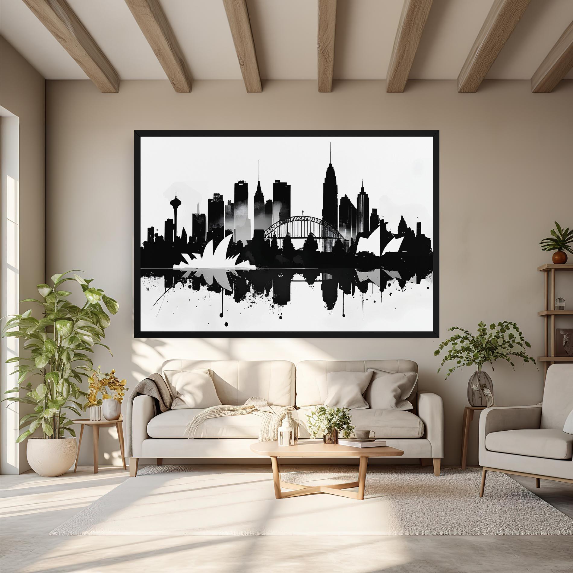 Картина на платно Opera House Art mockup 6