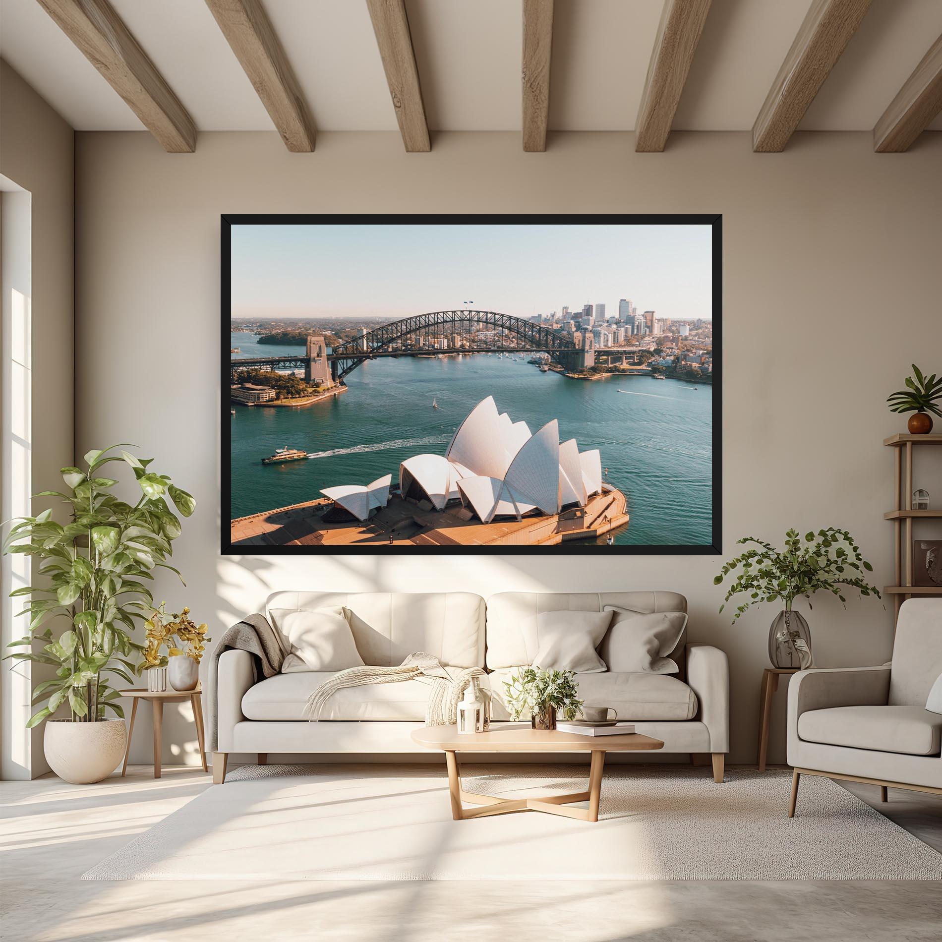 Картина на платно Sydney View mockup 6