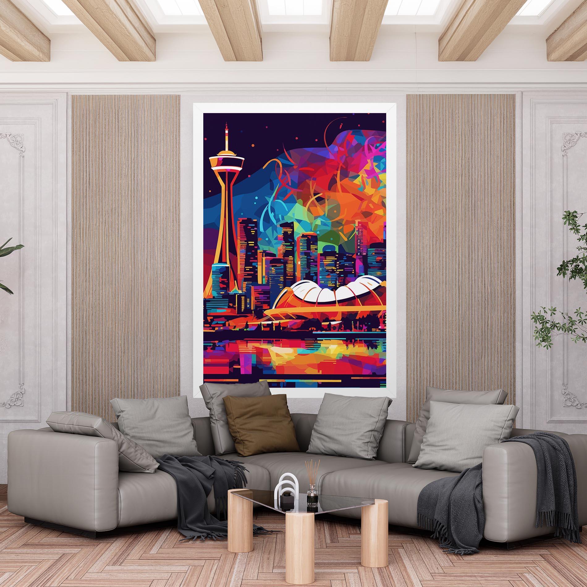 Картина на платно Olympic Stadium Art mockup 6