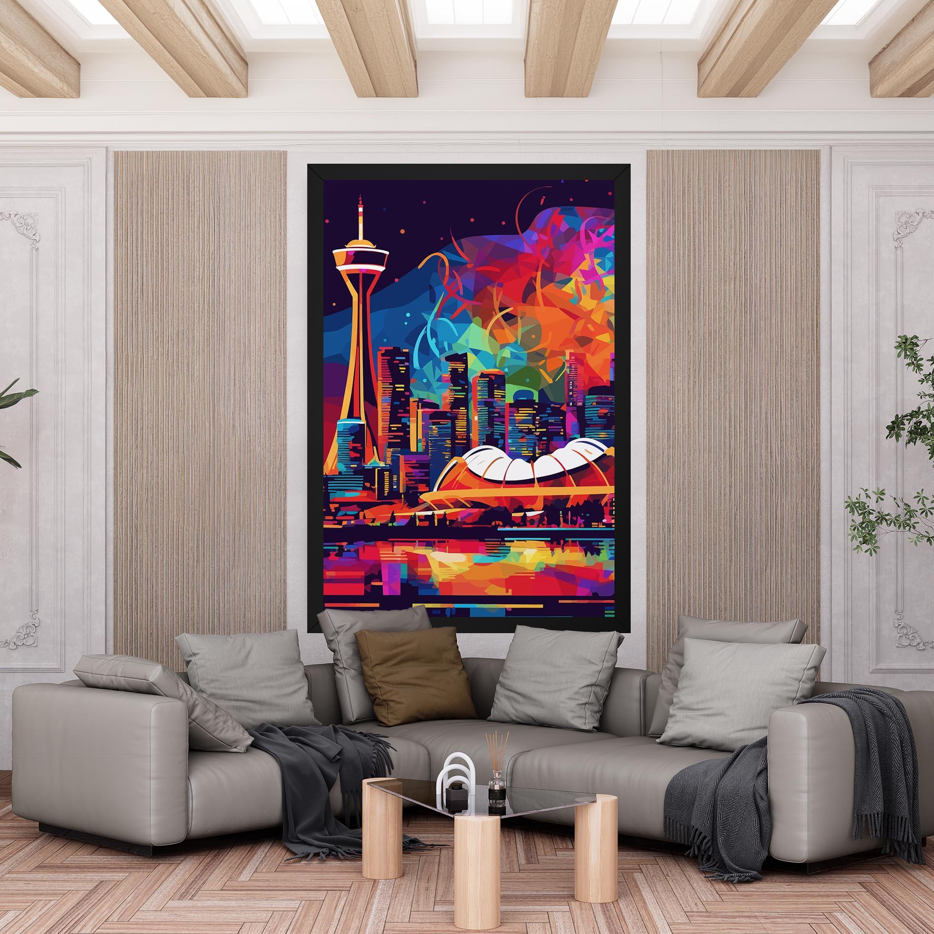 Картина на платно Olympic Stadium Art mockup 6