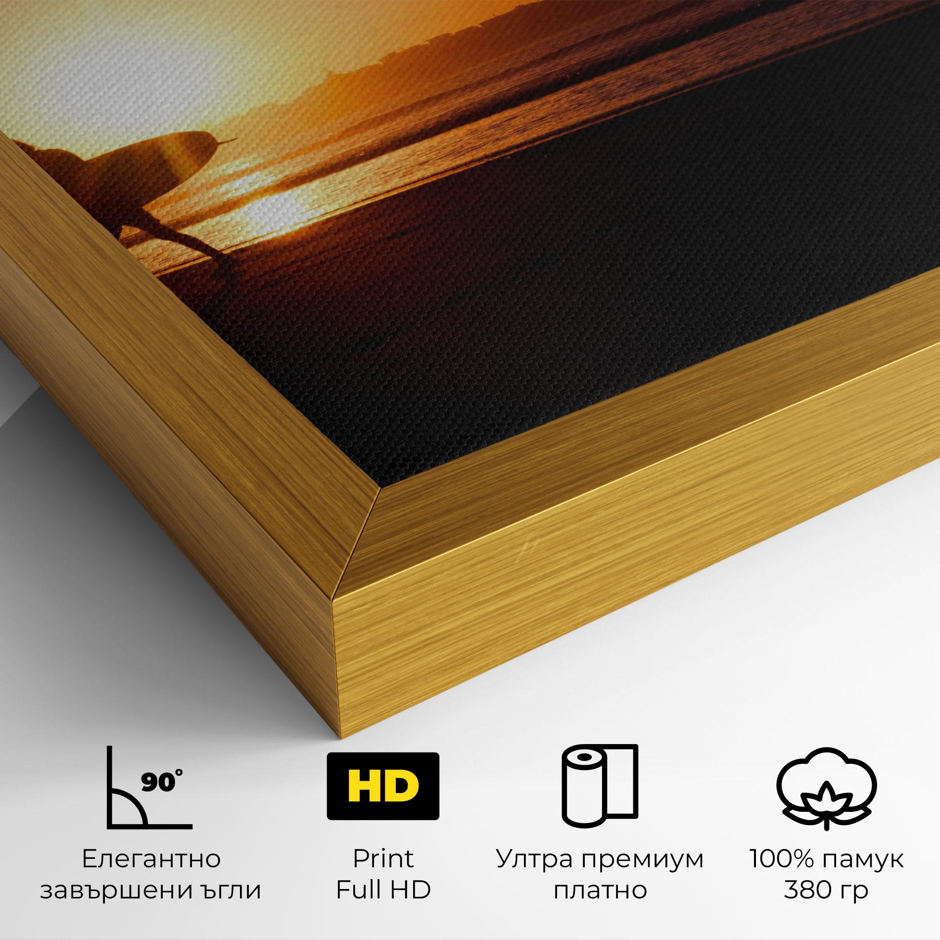 Картина на платно Australian Sunset mockup 4