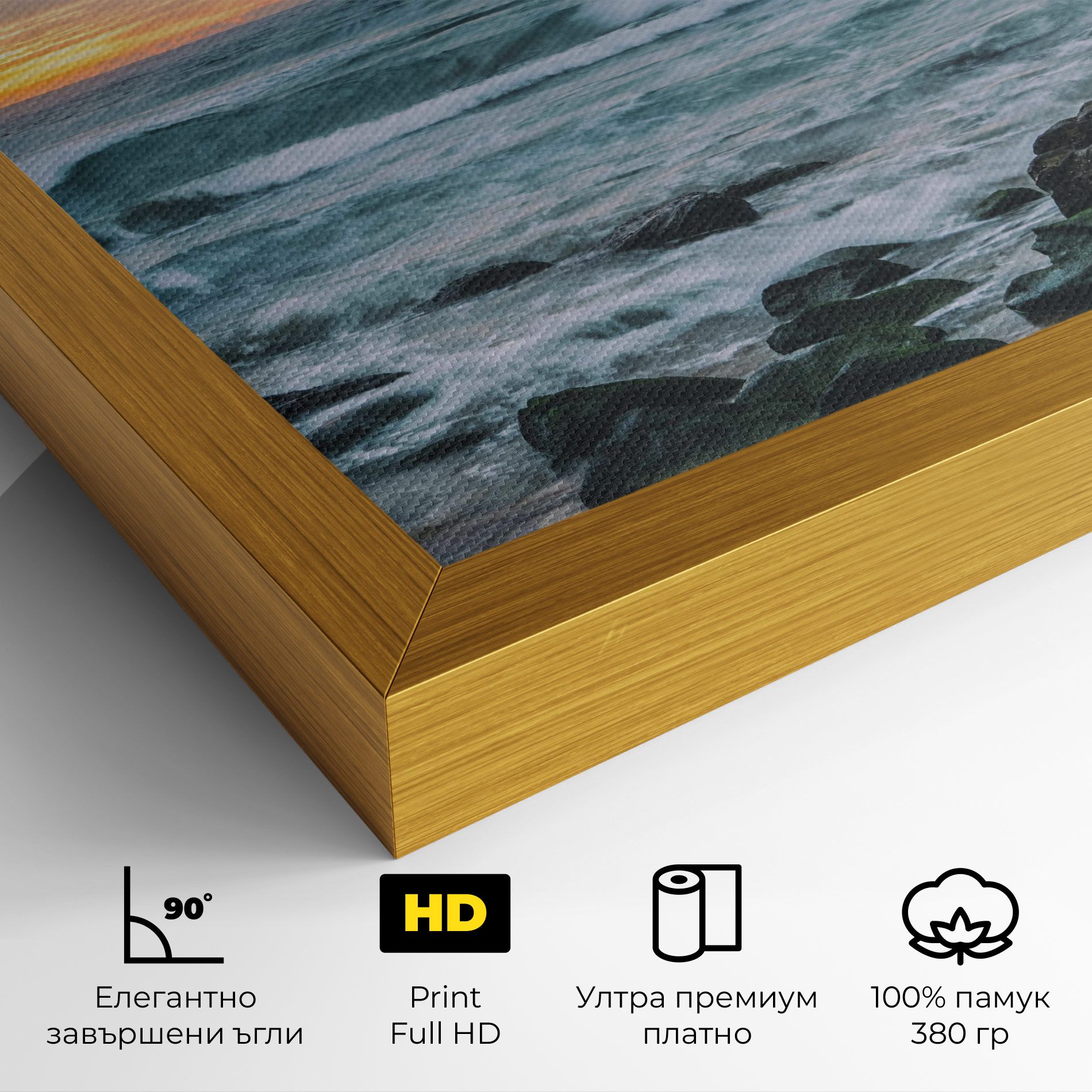 Bondi Beach Sunset mockup 4