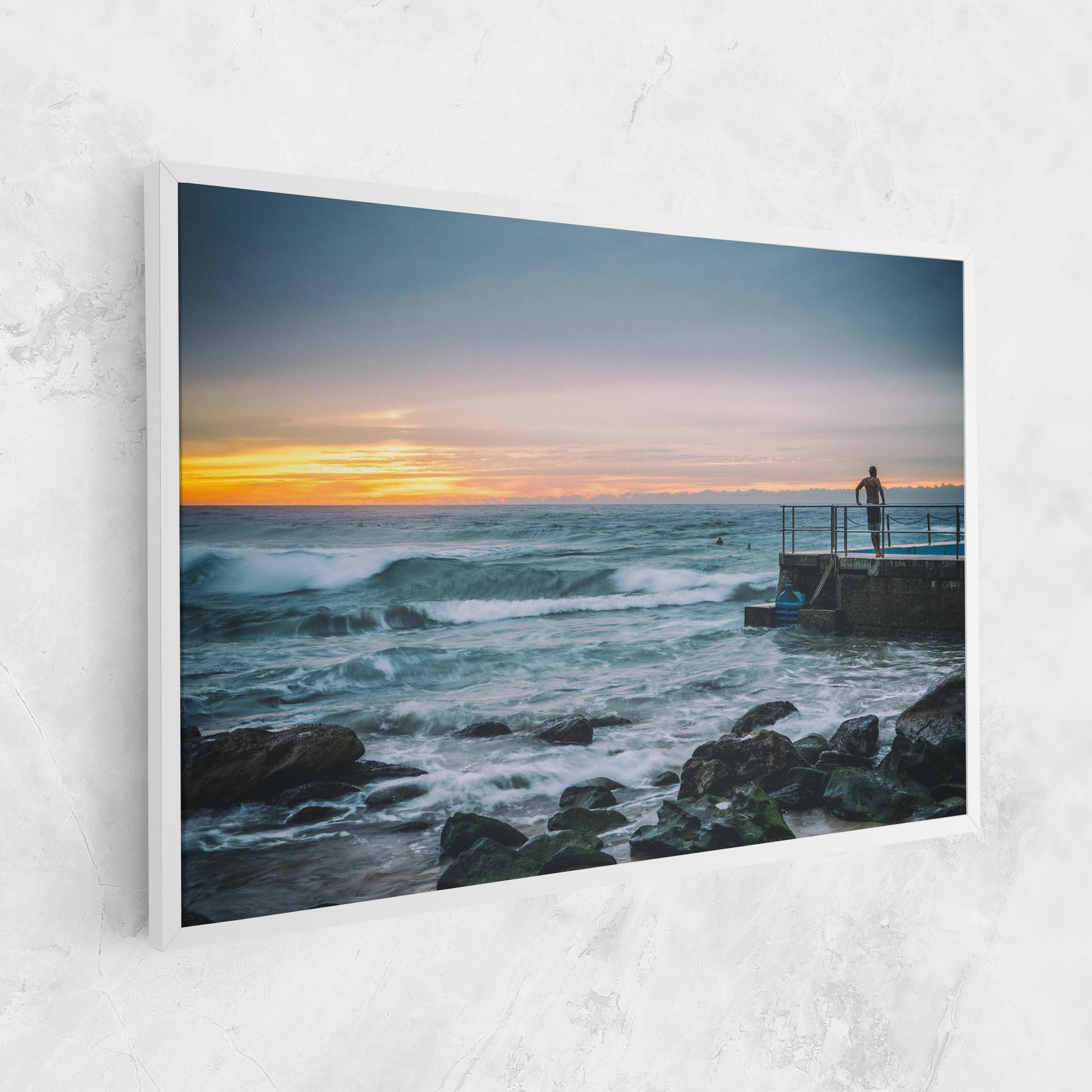 Картина на платно Bondi Beach Sunset mockup 1