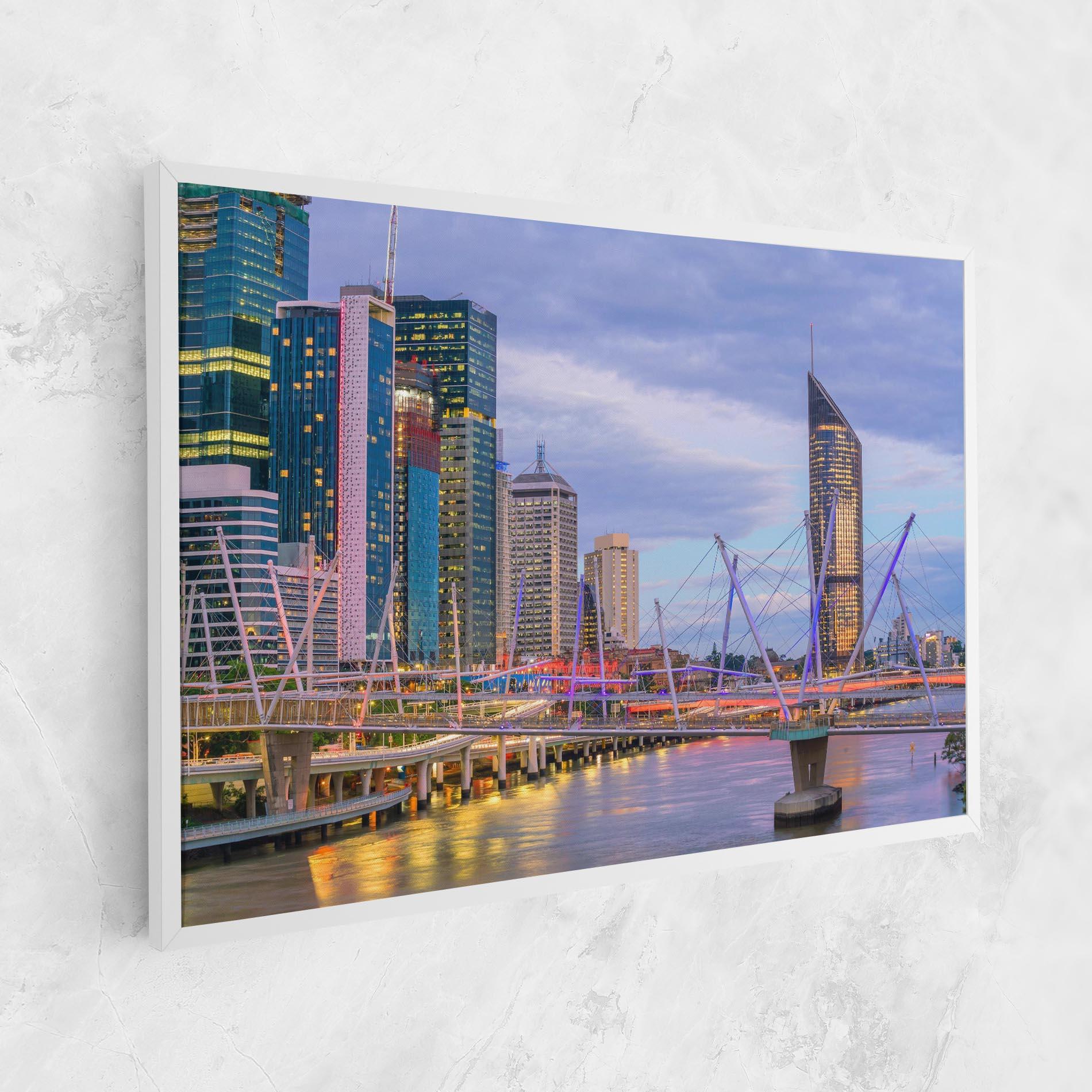 Картина на платно Brisbane River Australia mockup 1