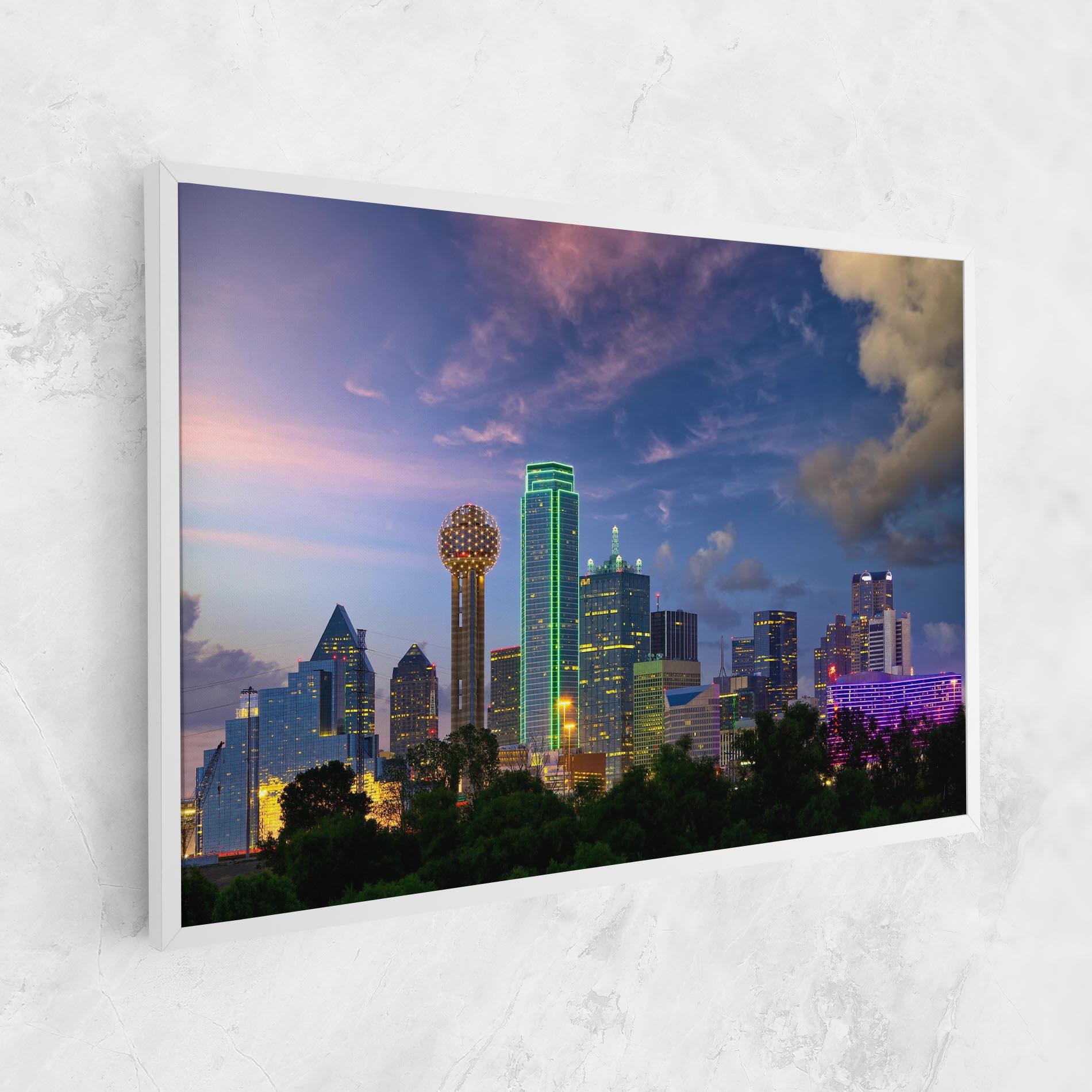 Картина на платно Dallas Dusk mockup 1