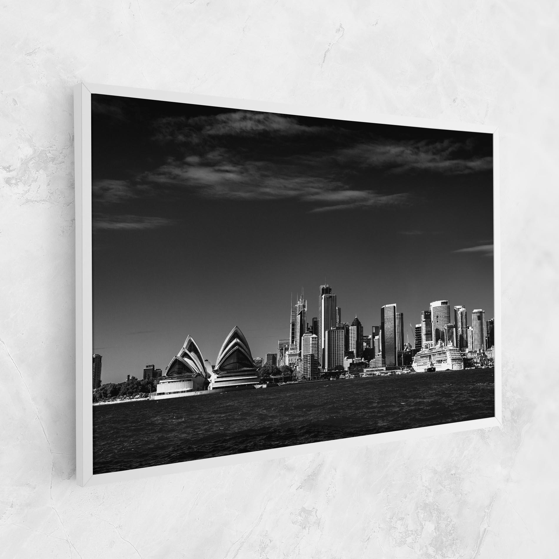 Картина на платно Grey Sidnew mockup 1