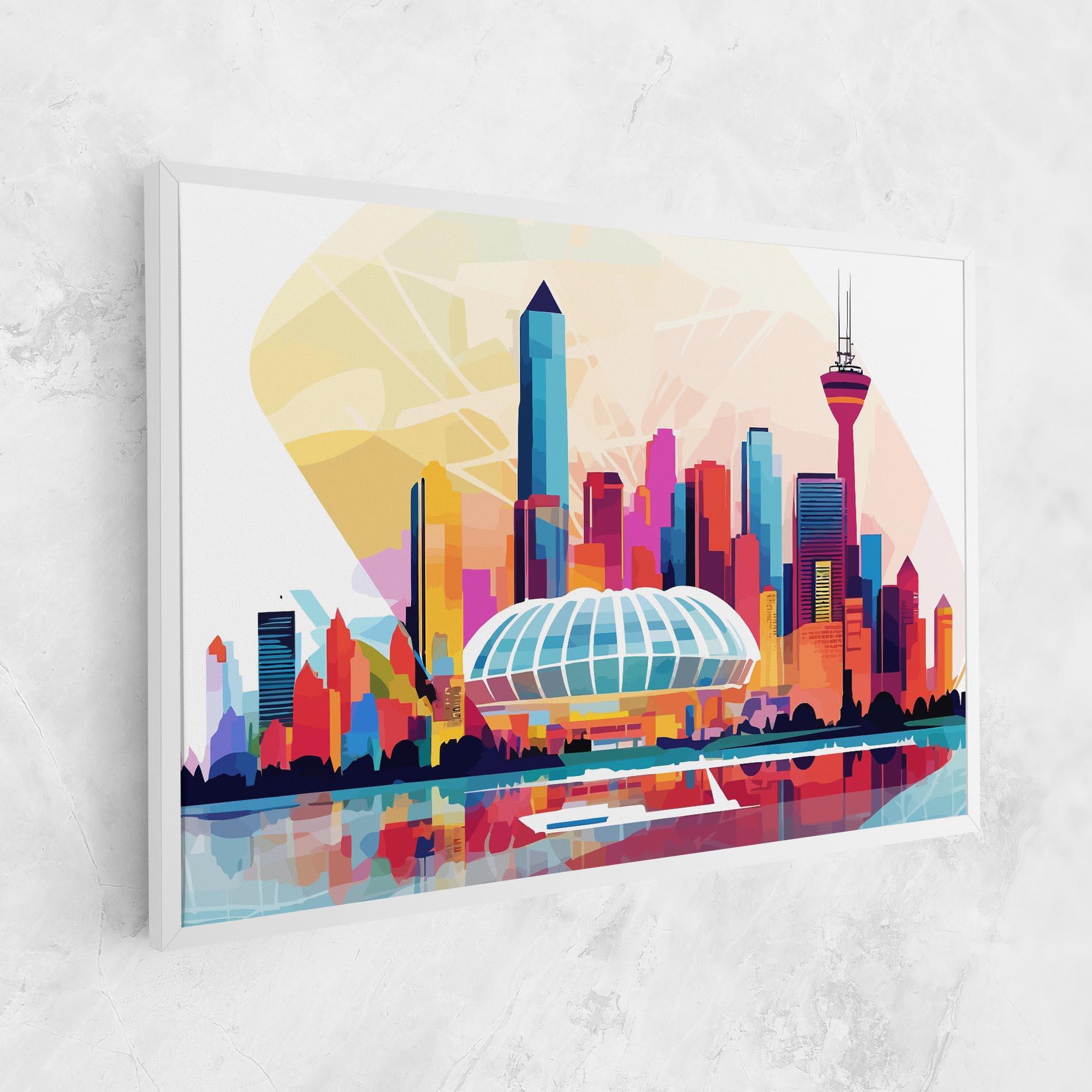 Картина на платно Olympic Stadium Color mockup 1