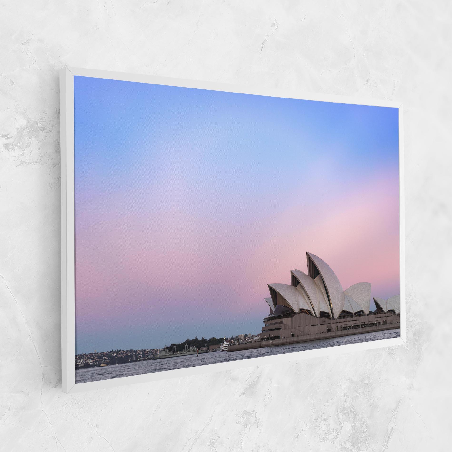 Картина на платно Sydney Purple Sky mockup 1