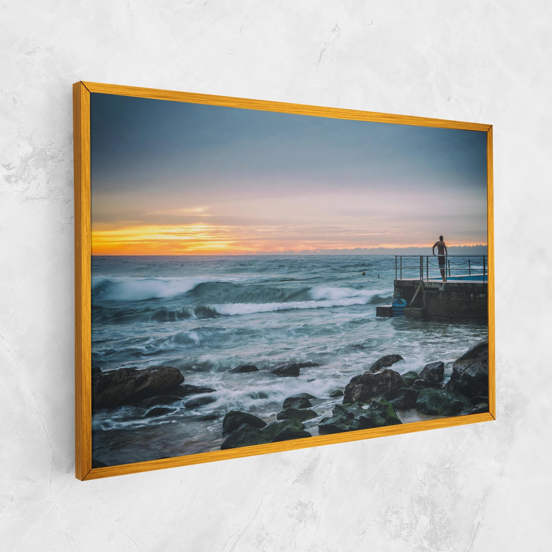 Bondi Beach Sunset mockup 1