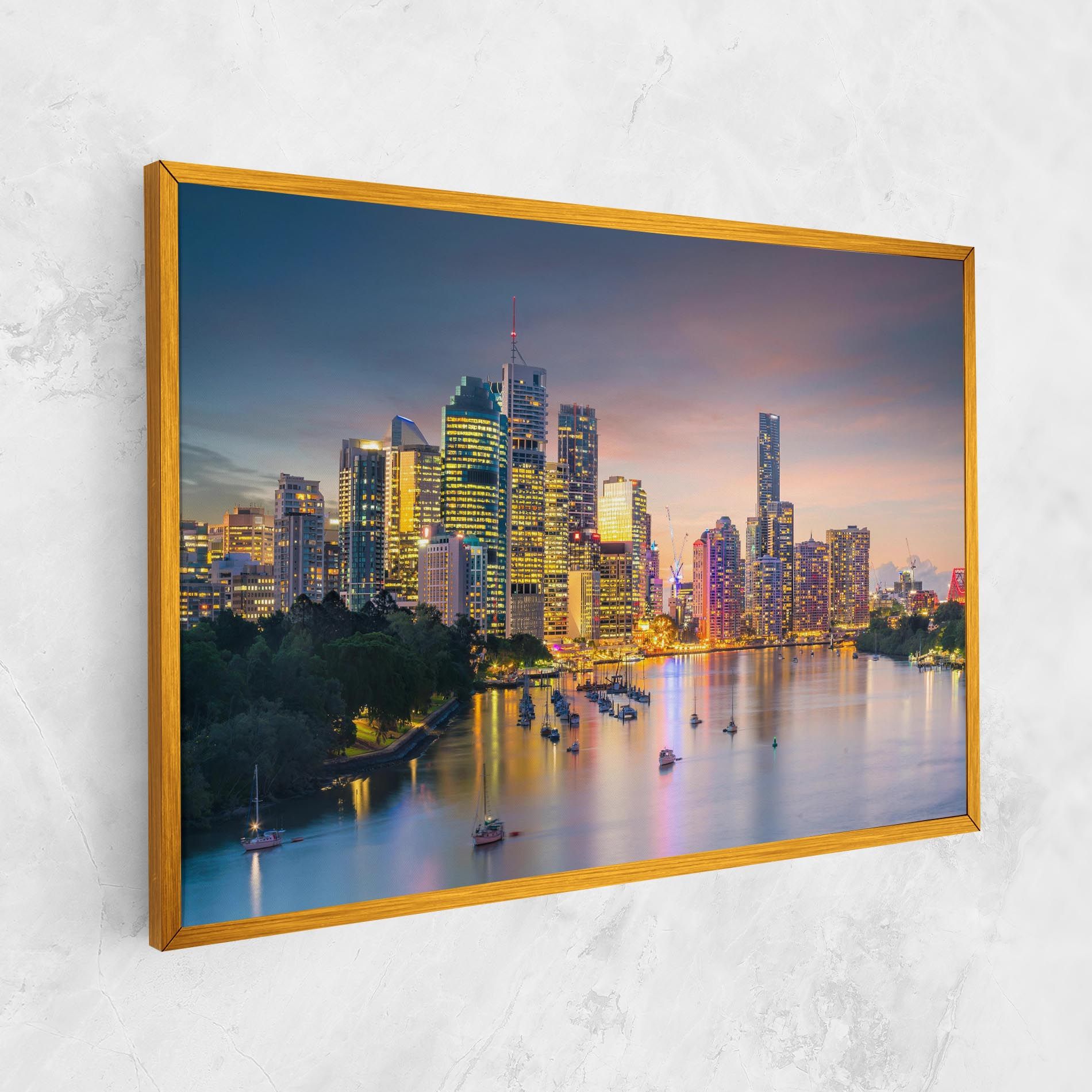 Brisbane City Skyline mockup 1