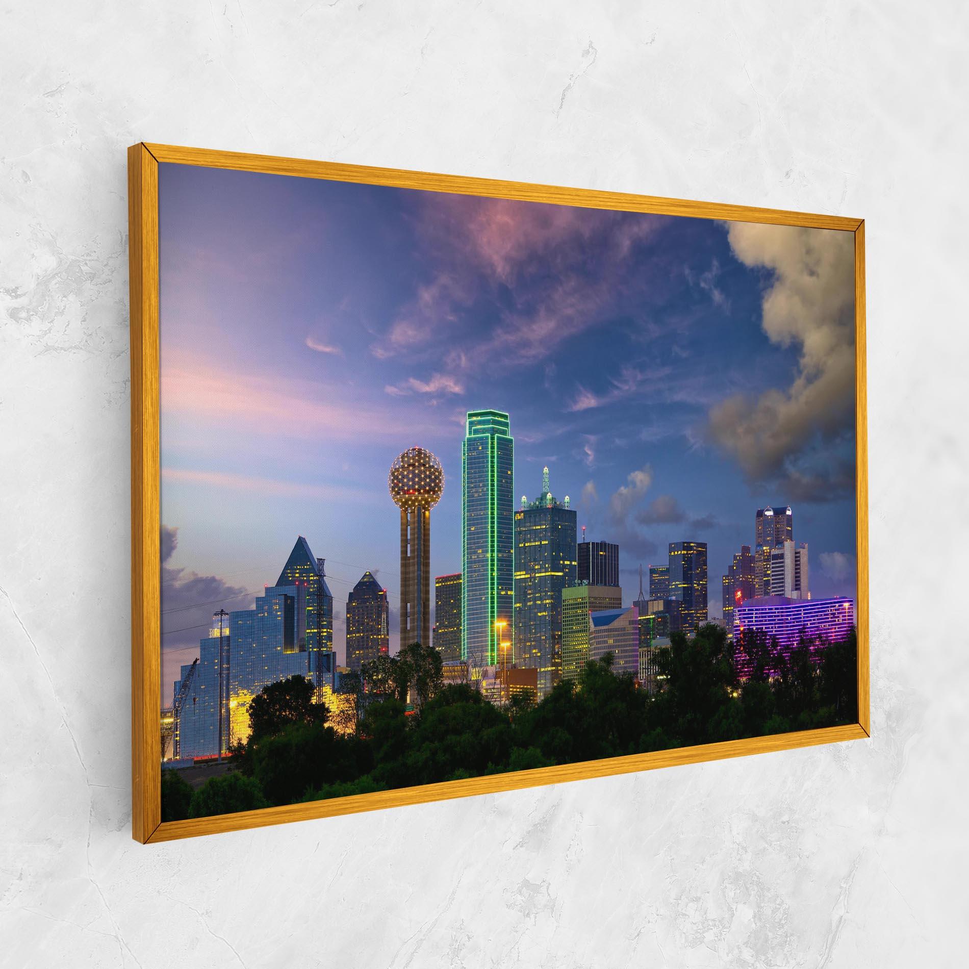 Картина на платно Dallas Dusk mockup 1