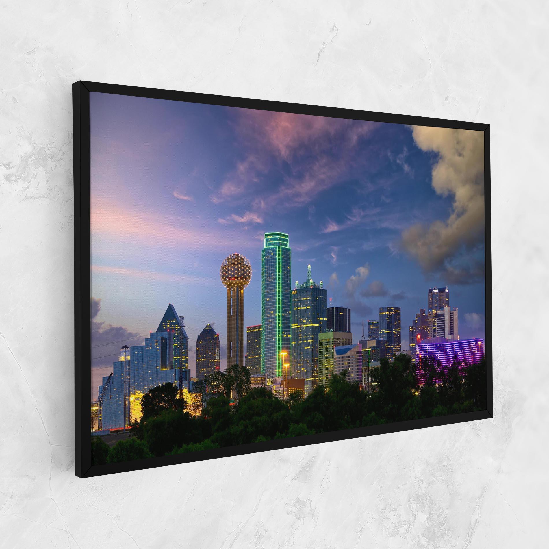 Картина на платно Dallas Dusk mockup 1
