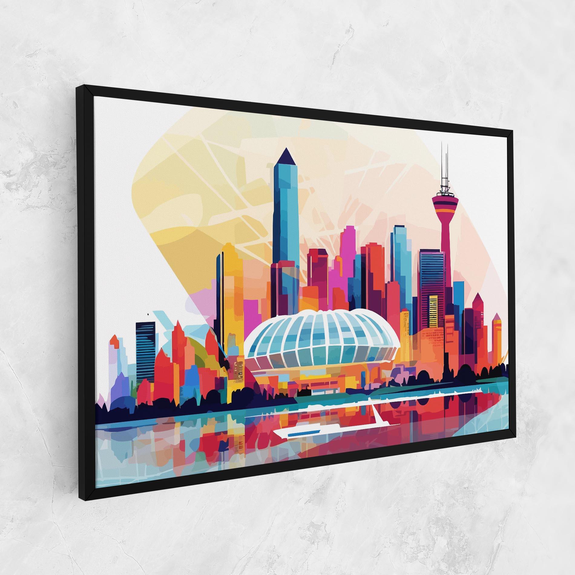 Картина на платно Olympic Stadium Color mockup 1