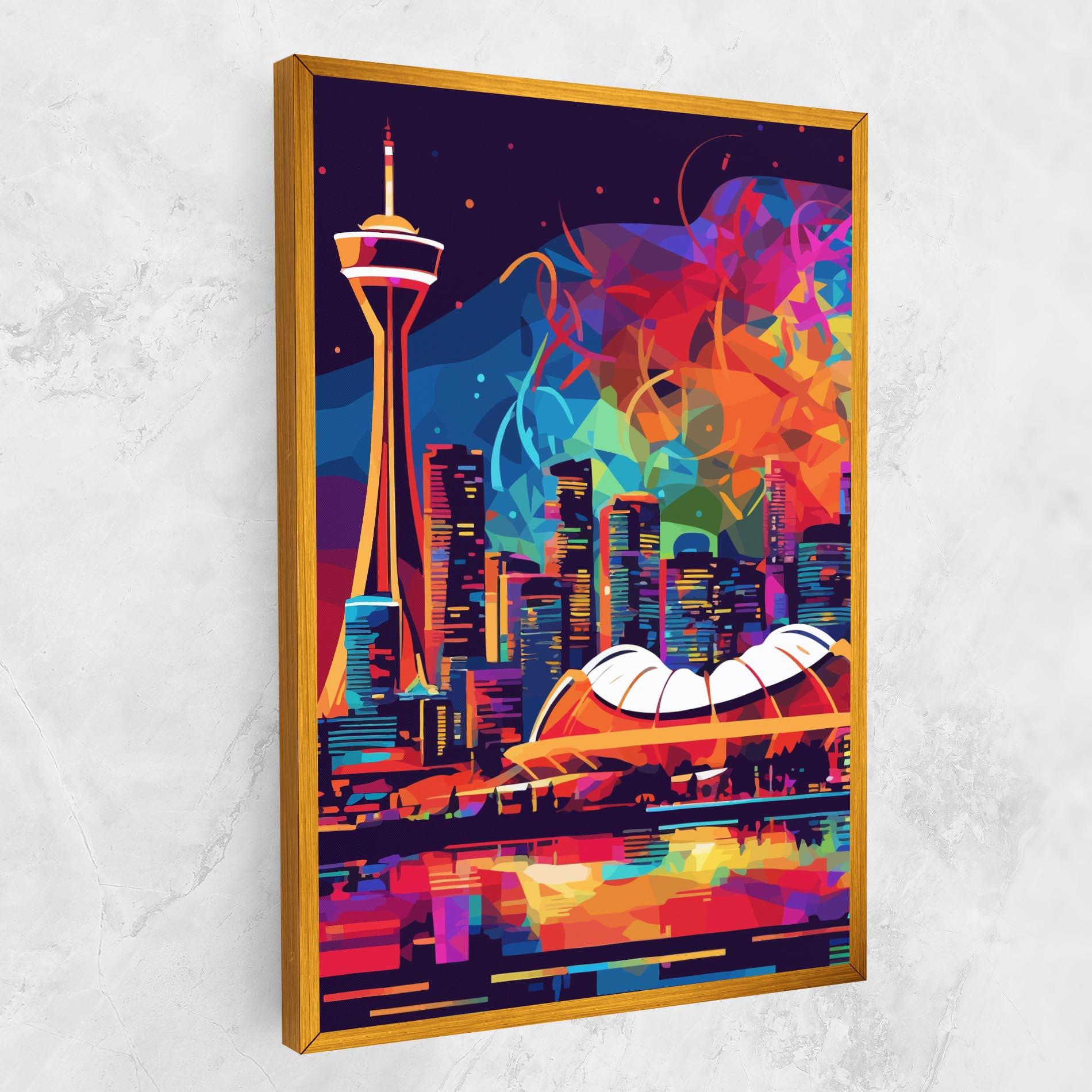 Картина на платно Olympic Stadium Art mockup 1