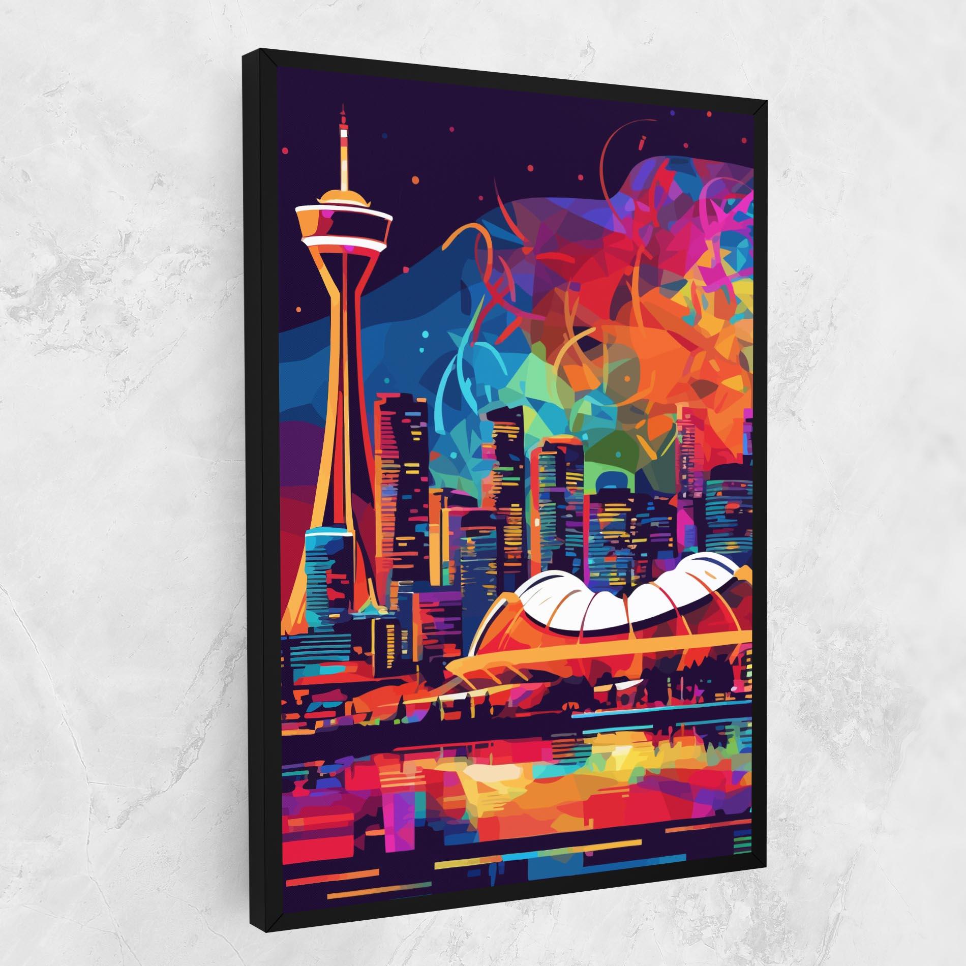 Картина на платно Olympic Stadium Art mockup 1