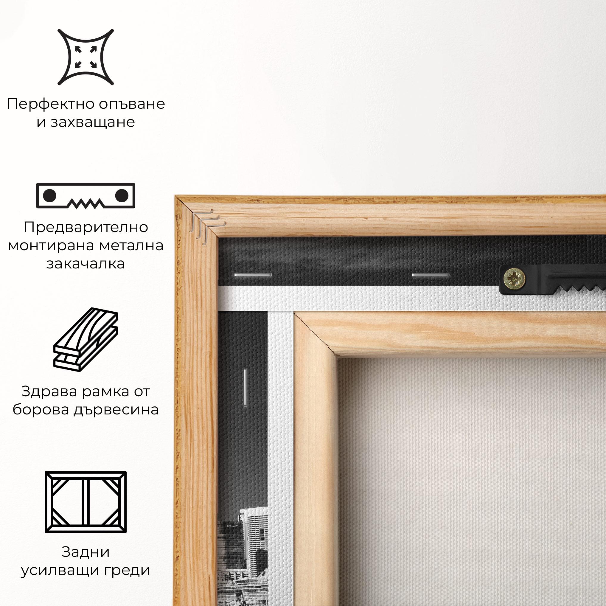 Картина на платно Grey Sidnew mockup 5