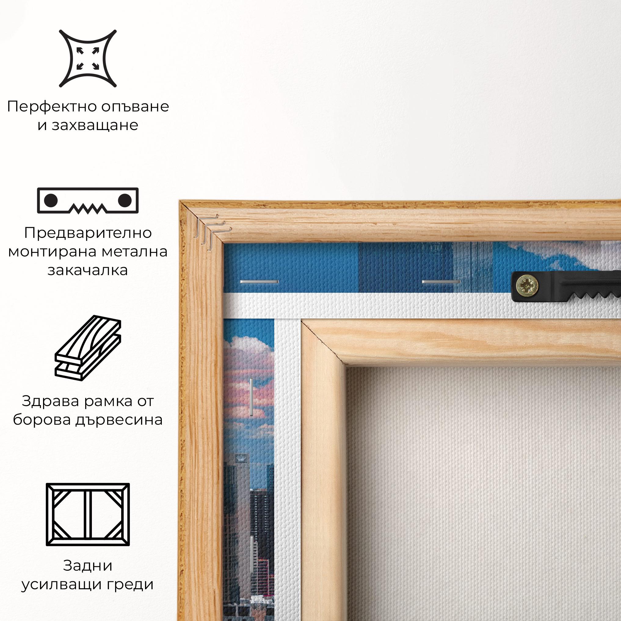 Картина на платно Skyscrapert View mockup 5