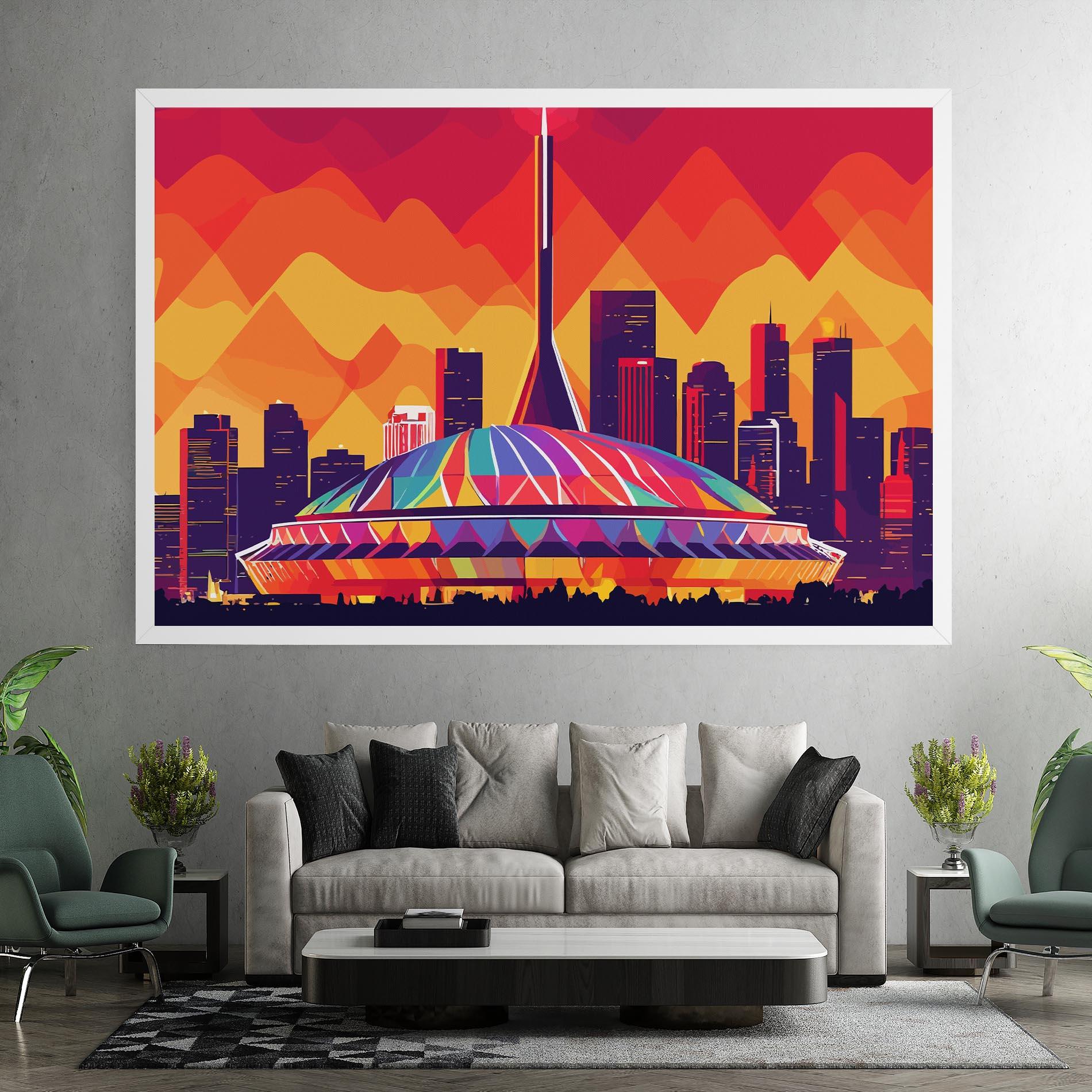 Картина на платно Olympic Stadium mockup 7